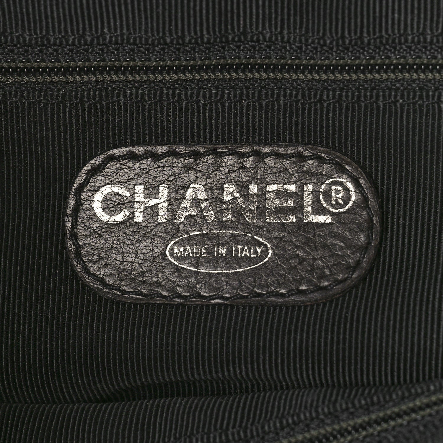 Chanel Caviar CC Tote Black 6 of 10