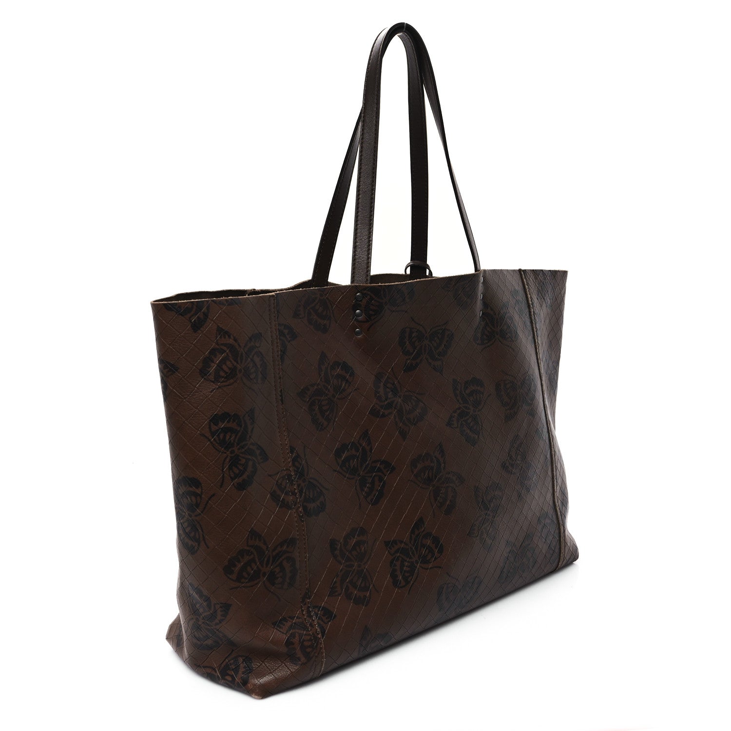 Bottega Veneta Nappa Intrecciato Butterfly Tote Brown 3 of 11