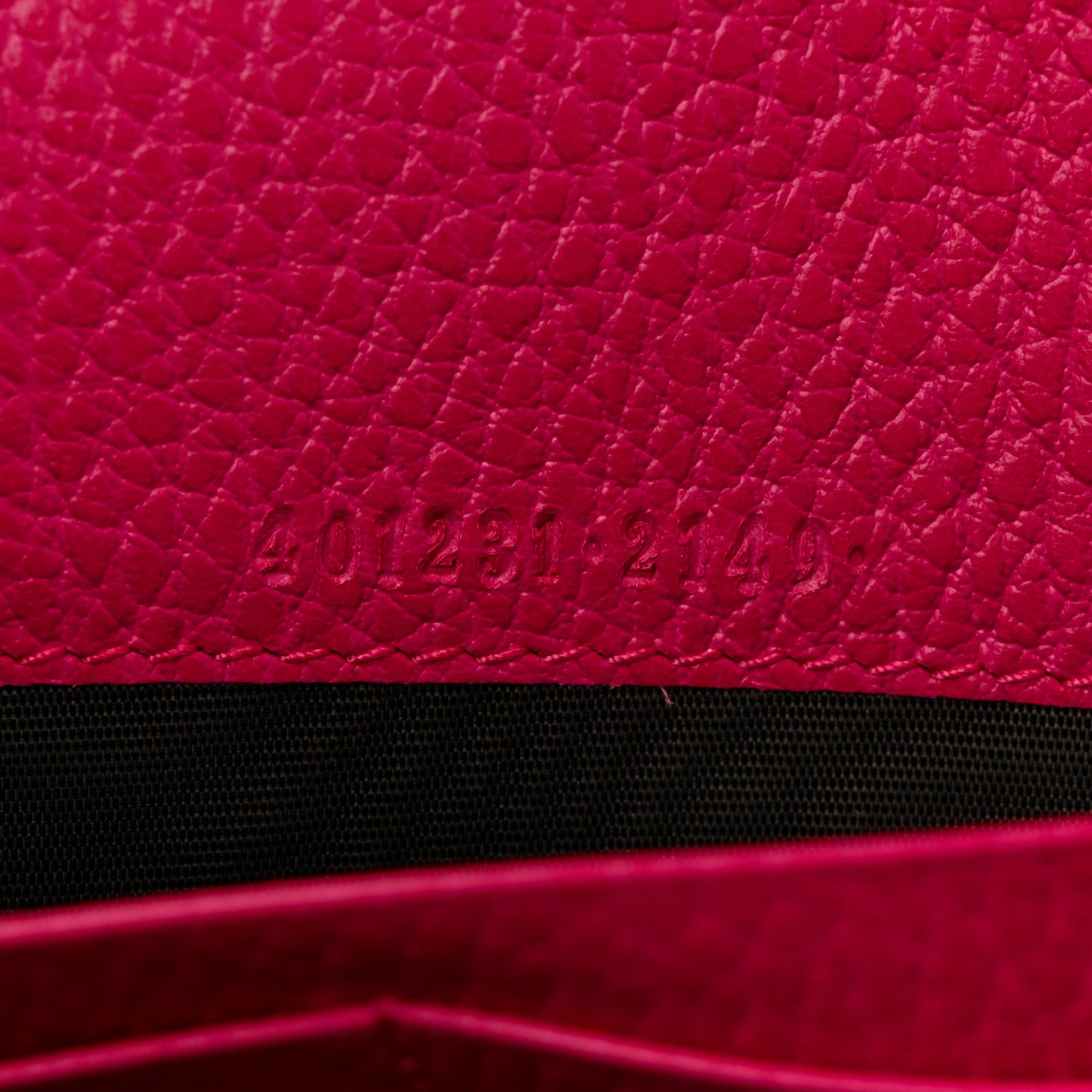 Dollar Calfskin Crystal Mini Dionysus Chain Wallet Box Pink