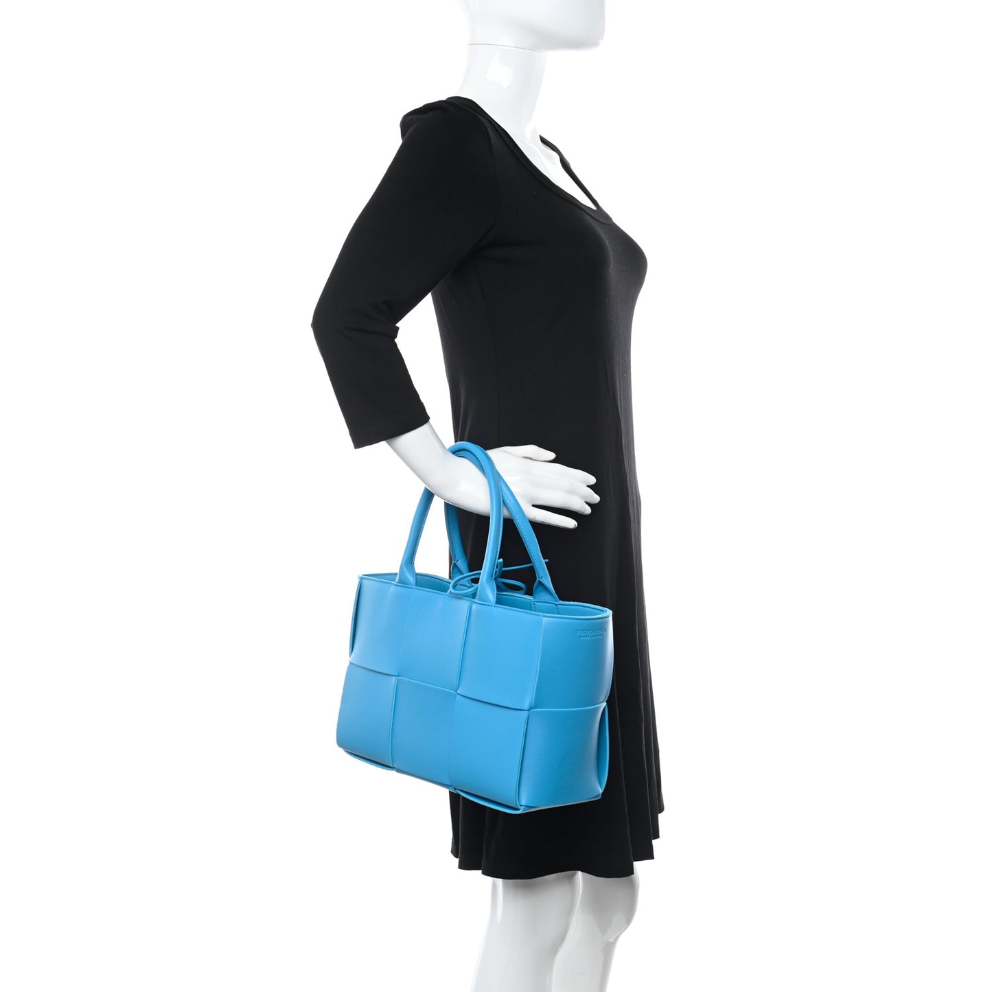Nappa Maxi Intrecciato Small Arco Tote Pool