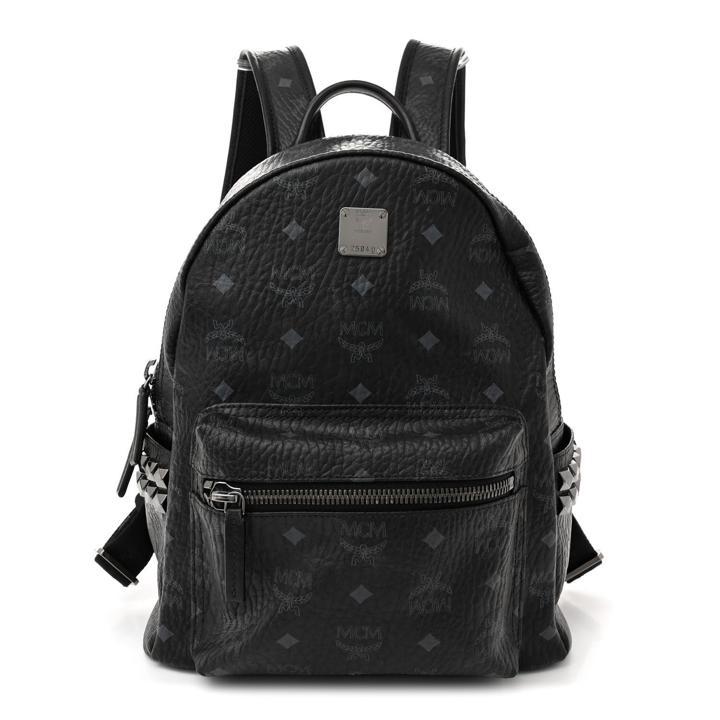 Visetos Small Side Stud Stark Backpack Black
