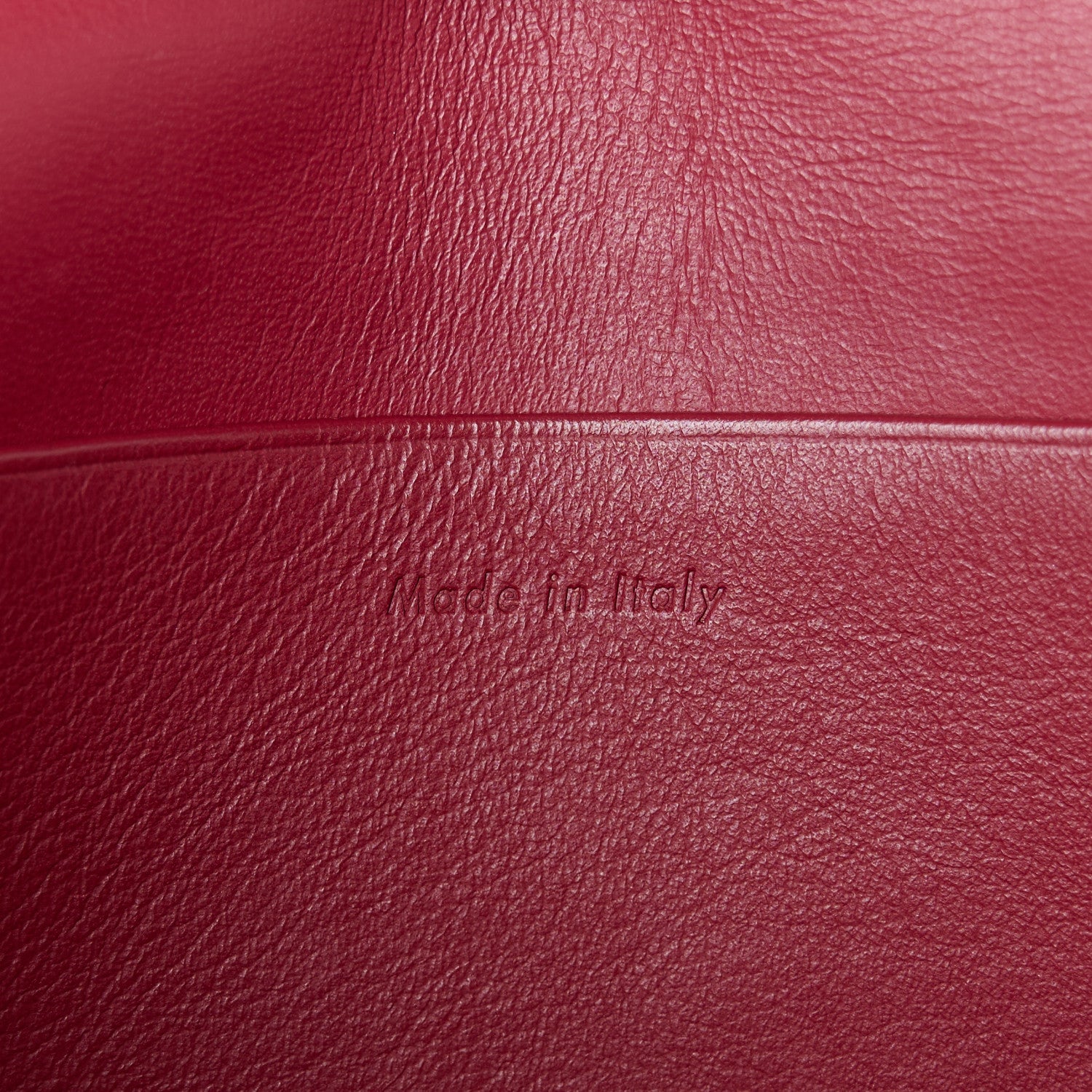 Celine Smooth Lambskin Frame Evening Chain Clutch Ruby Nude 6 of 10