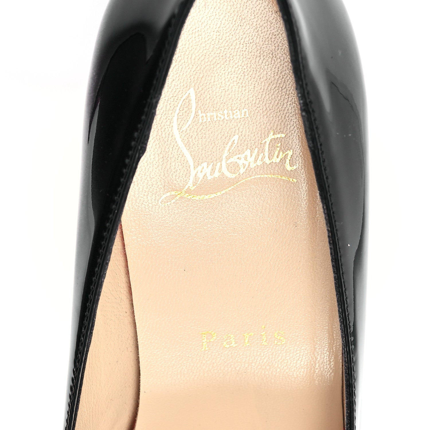 Christian Louboutin Patent Pigalle Follies 85 Pumps 37.5 Black 8 of 9