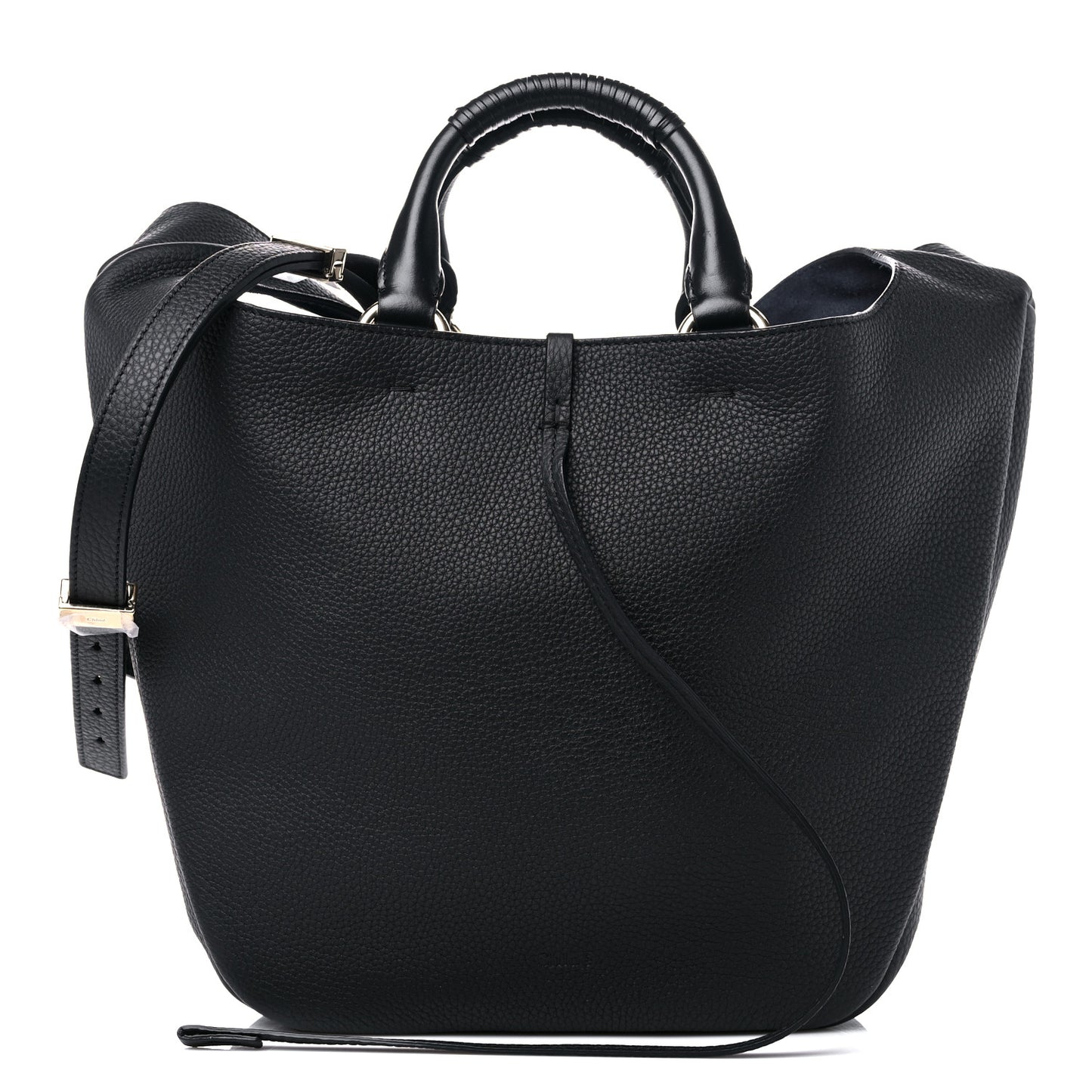 Calfskin Medium Deia Hobo Double Carry Black