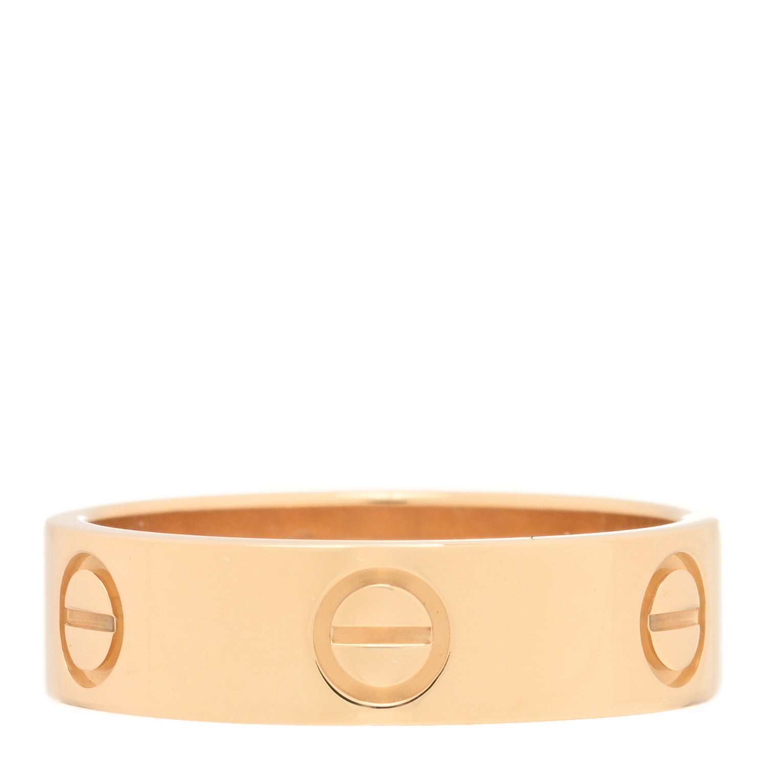 Cartier 18K Yellow Gold 5.5mm LOVE Ring 55 7.25 3 of 5