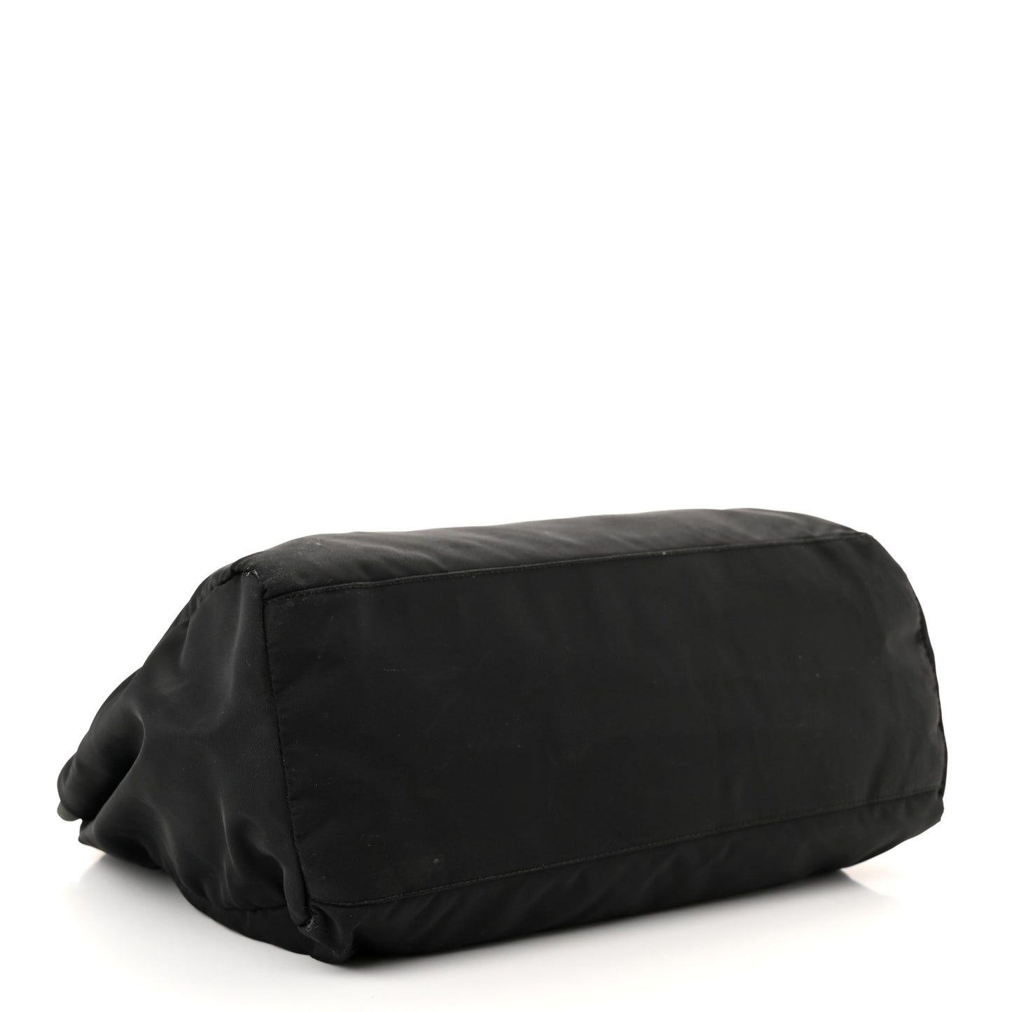 Nylon Tessuto Shopping Tote Black