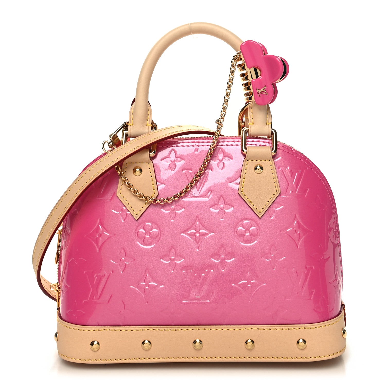 Louis Vuitton Vernis Alma BB Neon Pink 1 of 10