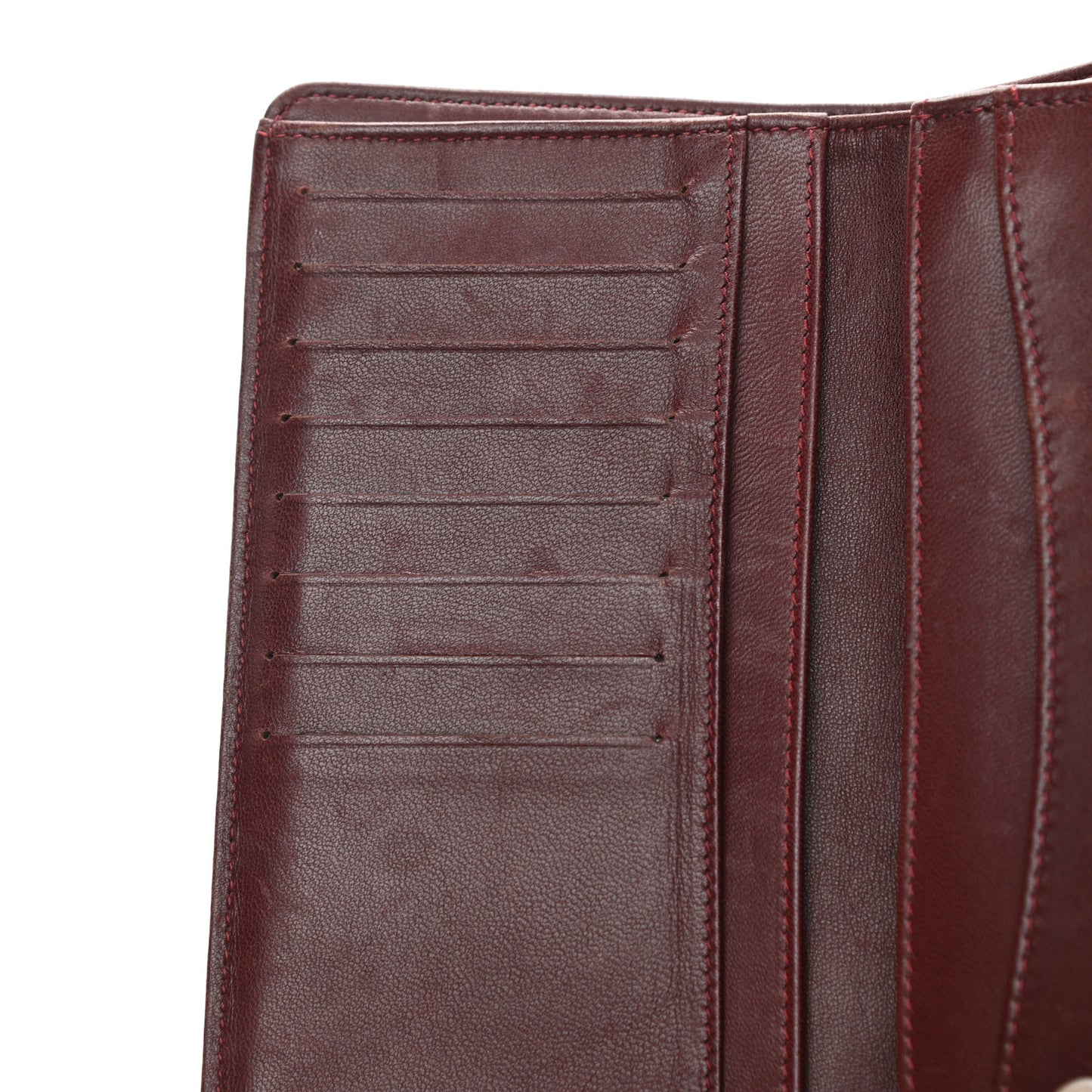 Lambskin Quilted Yen Wallet Black