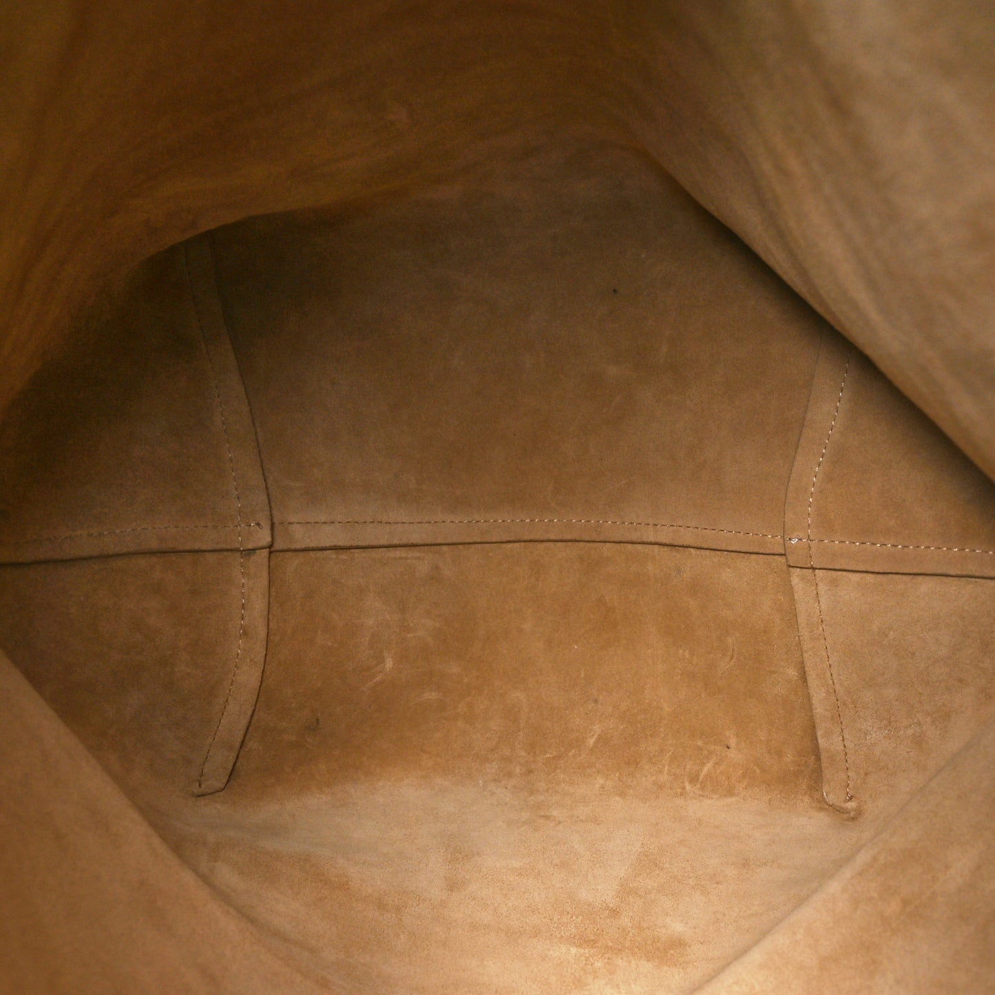 Grained Calfskin Large N/S Park Tote Ivory