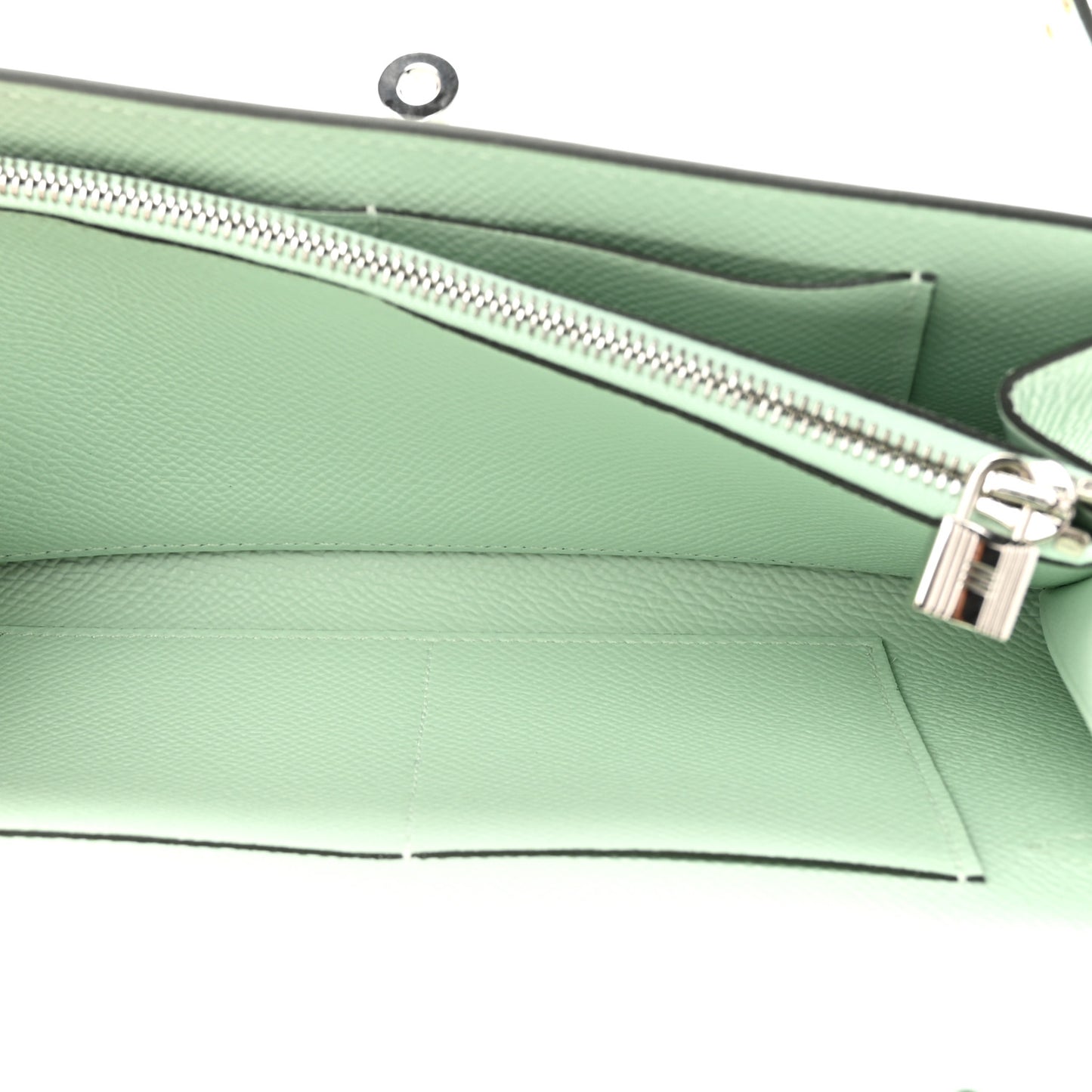 Epsom Kelly Wallet To Go Vert Peppermint