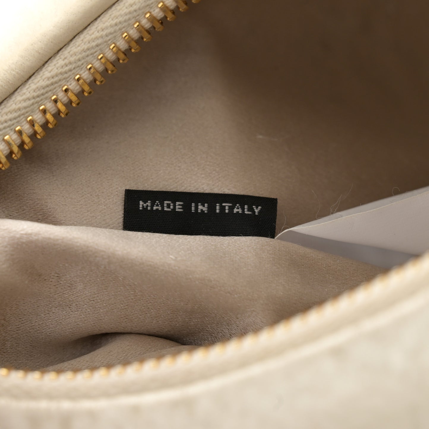 Montone Shearling Small Wander Hobo White