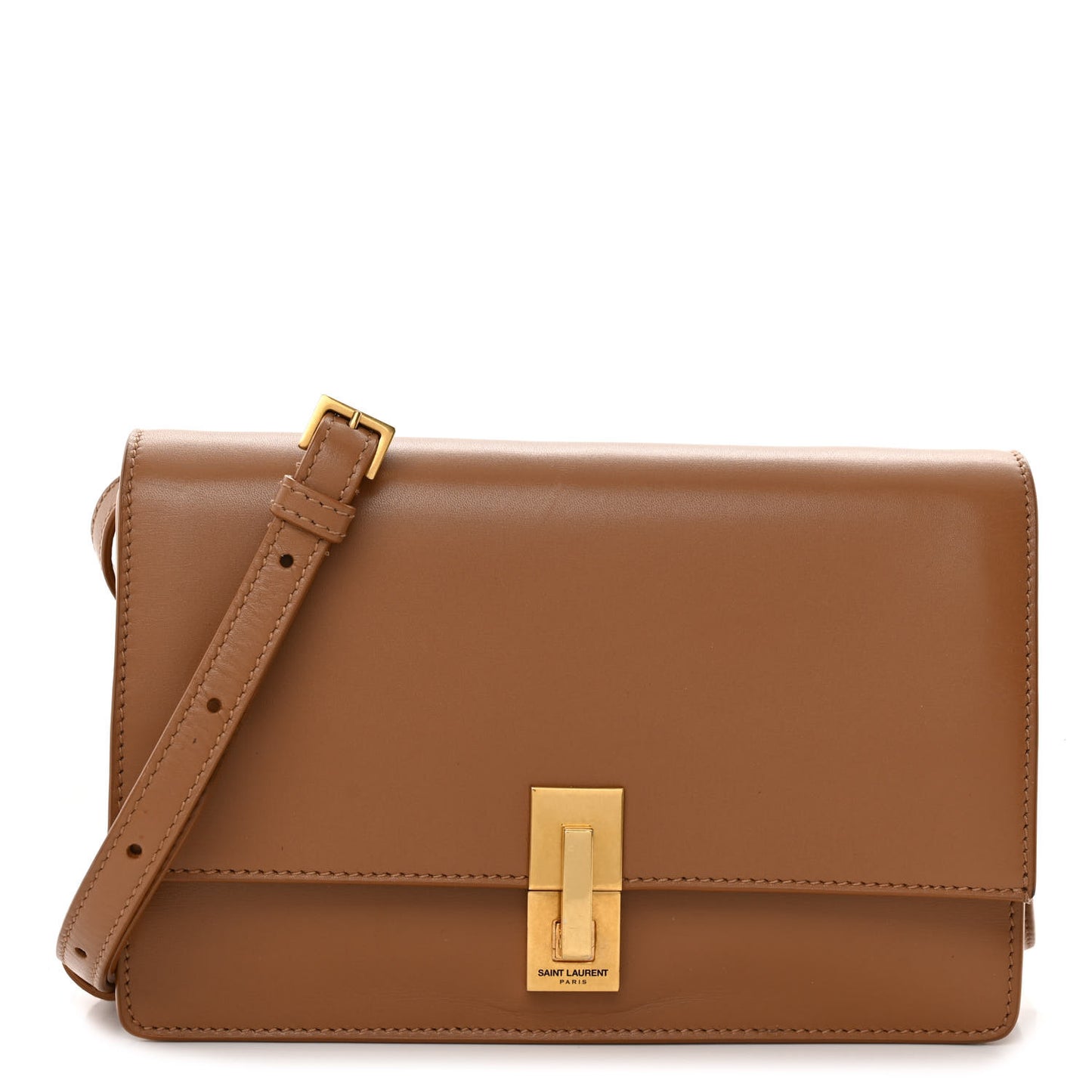 Smooth Calfskin Carre Satchel Cinnamon