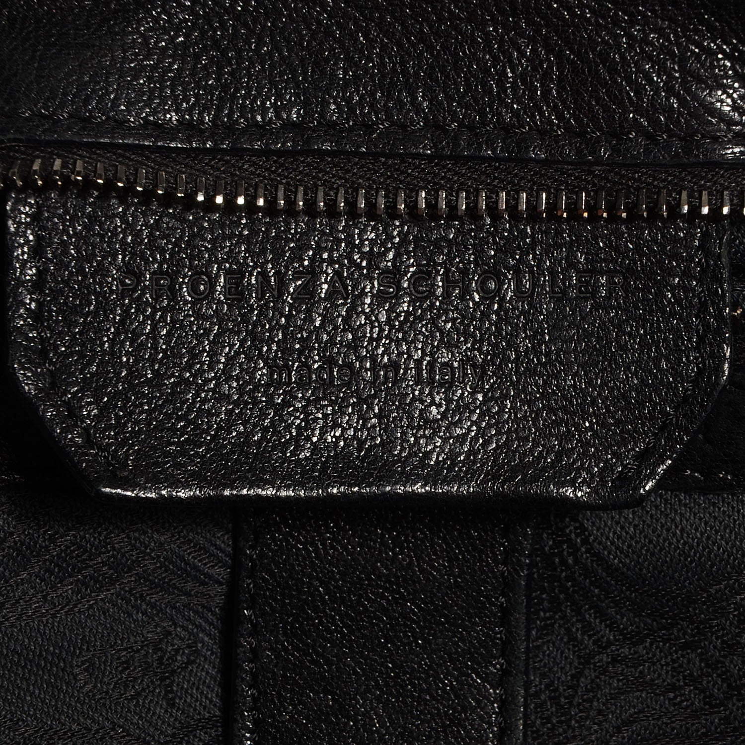 Proenza Schouler Lambskin PS1 Medium Satchel Black 11 of 12