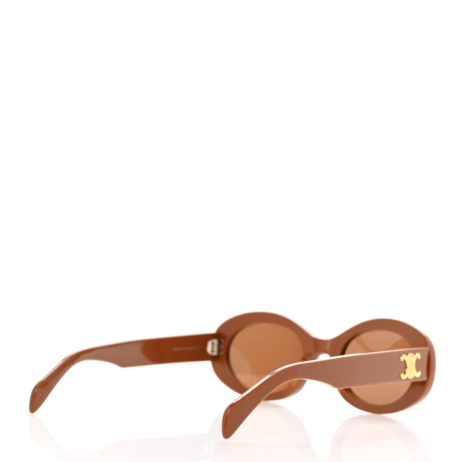 Celine Acetate Triomphe 01 Sunglasses CL40194U Brown 4 of 7
