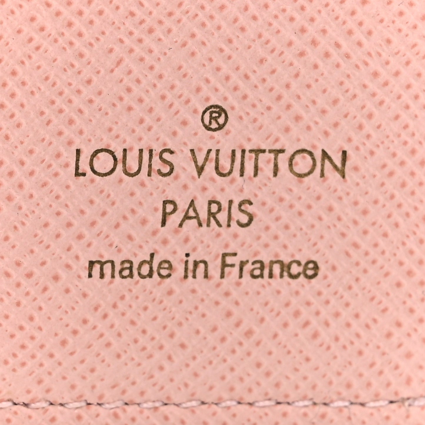 Monogram Zoe Wallet Rose Ballerine