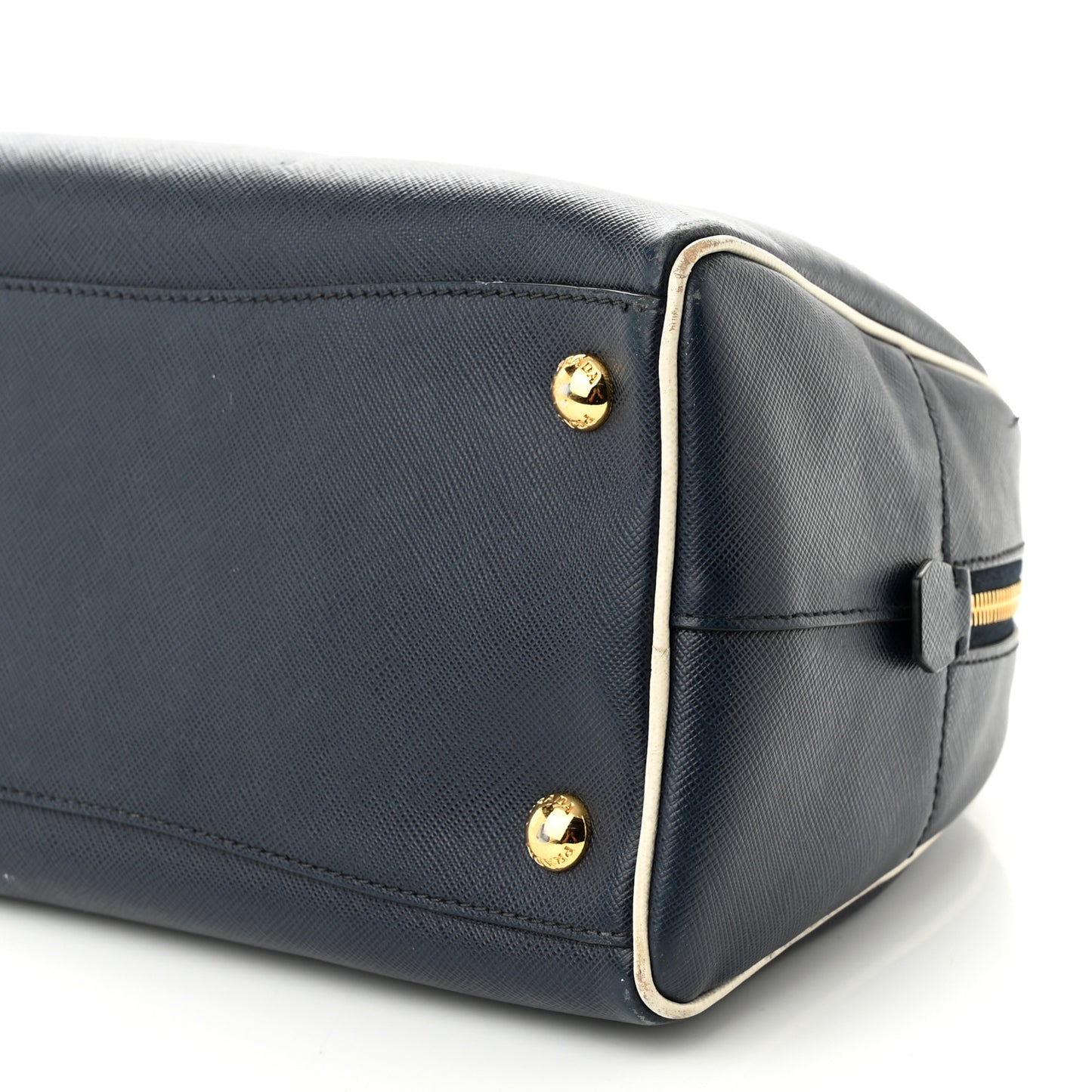Saffiano Lux Bowling Bag Baltico Talco