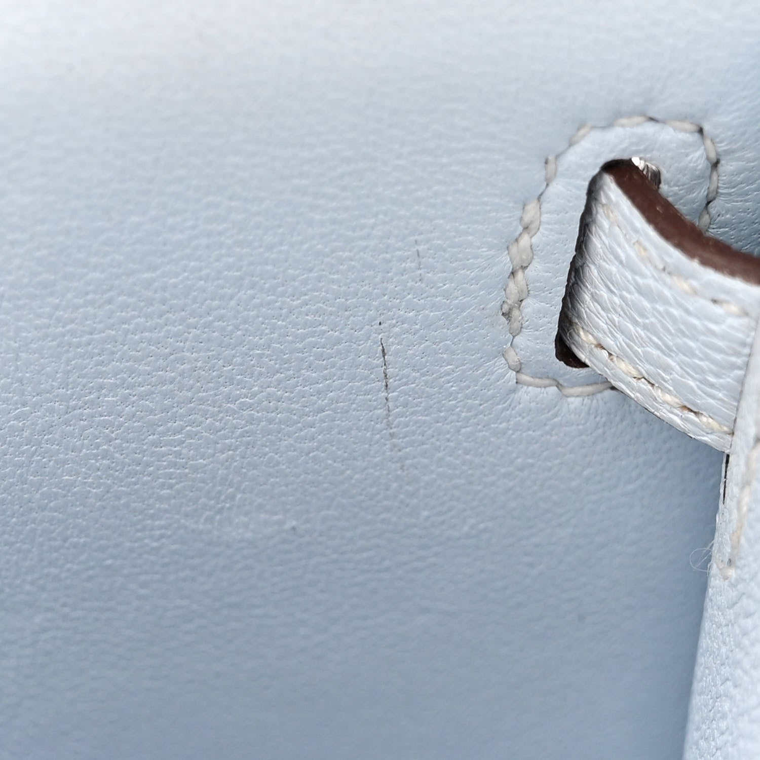 Hermes Chevre Mysore Mini Kelly Sellier 20 Bleu Brume 13 of 17