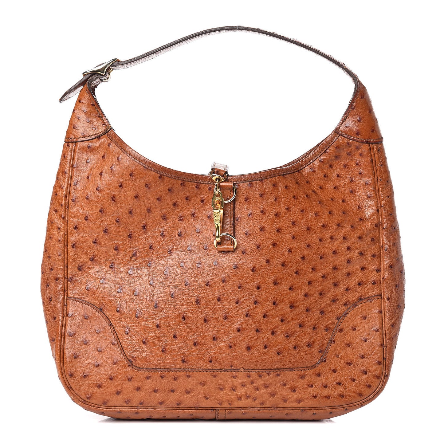 Ostrich Trim II 31 Cognac