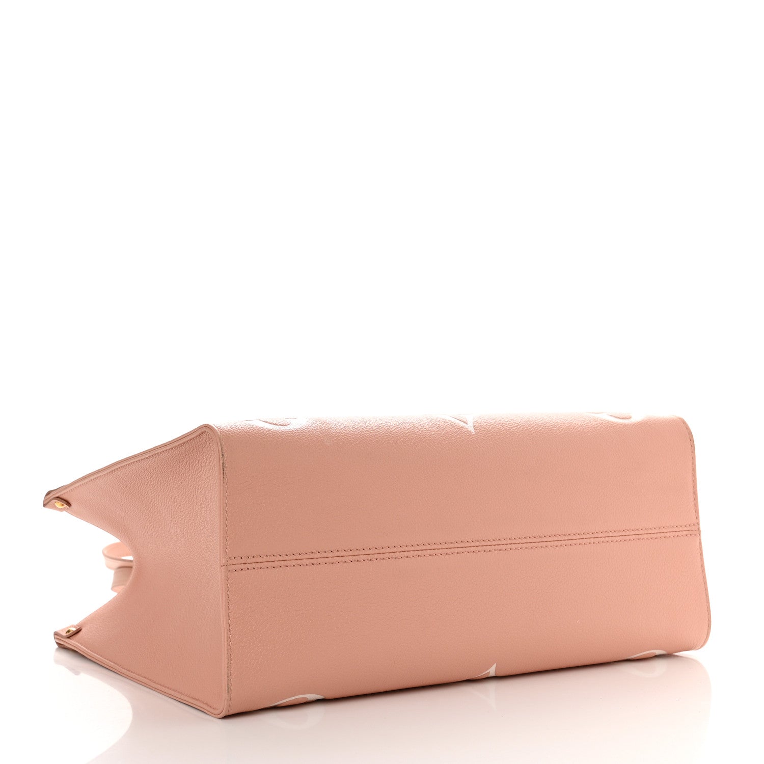 Louis Vuitton Empreinte Monogram Giant Onthego MM Rose Trianon Creme 4 of 10