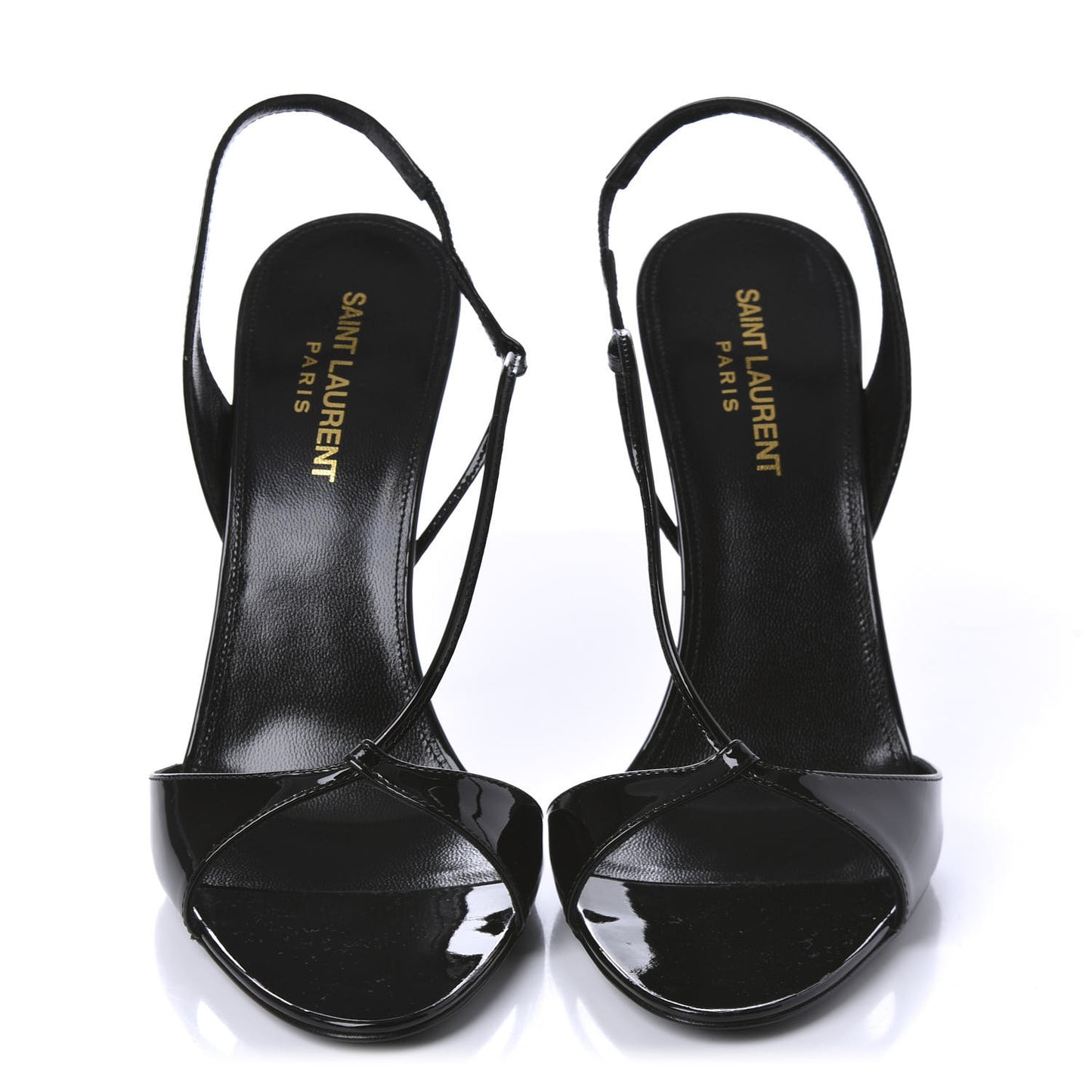 Vernice Chiffon Anouk 110 Sandals 38.5 Black