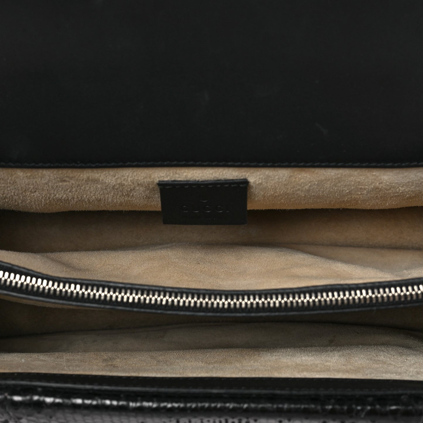 Snakeskin Small Dionysus Shoulder Bag Black