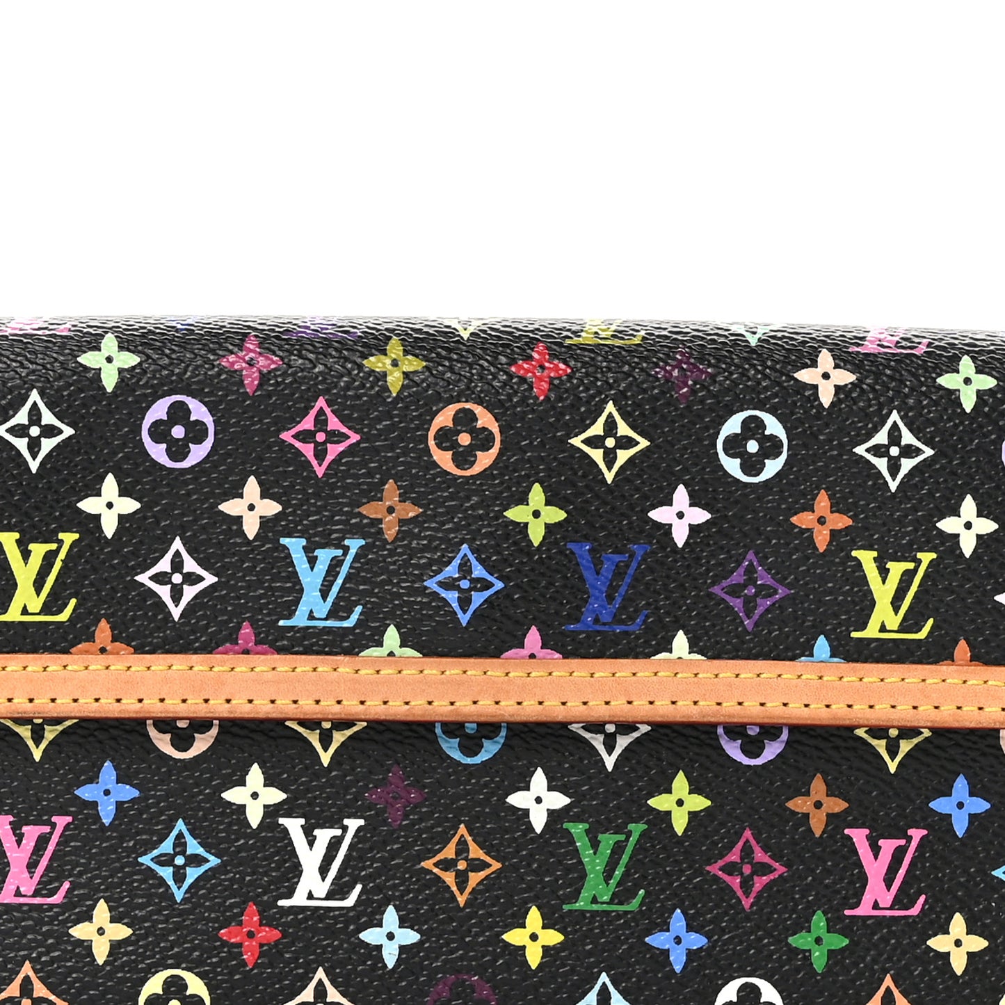 Monogram Multicolor Porte Tresor International Wallet Black