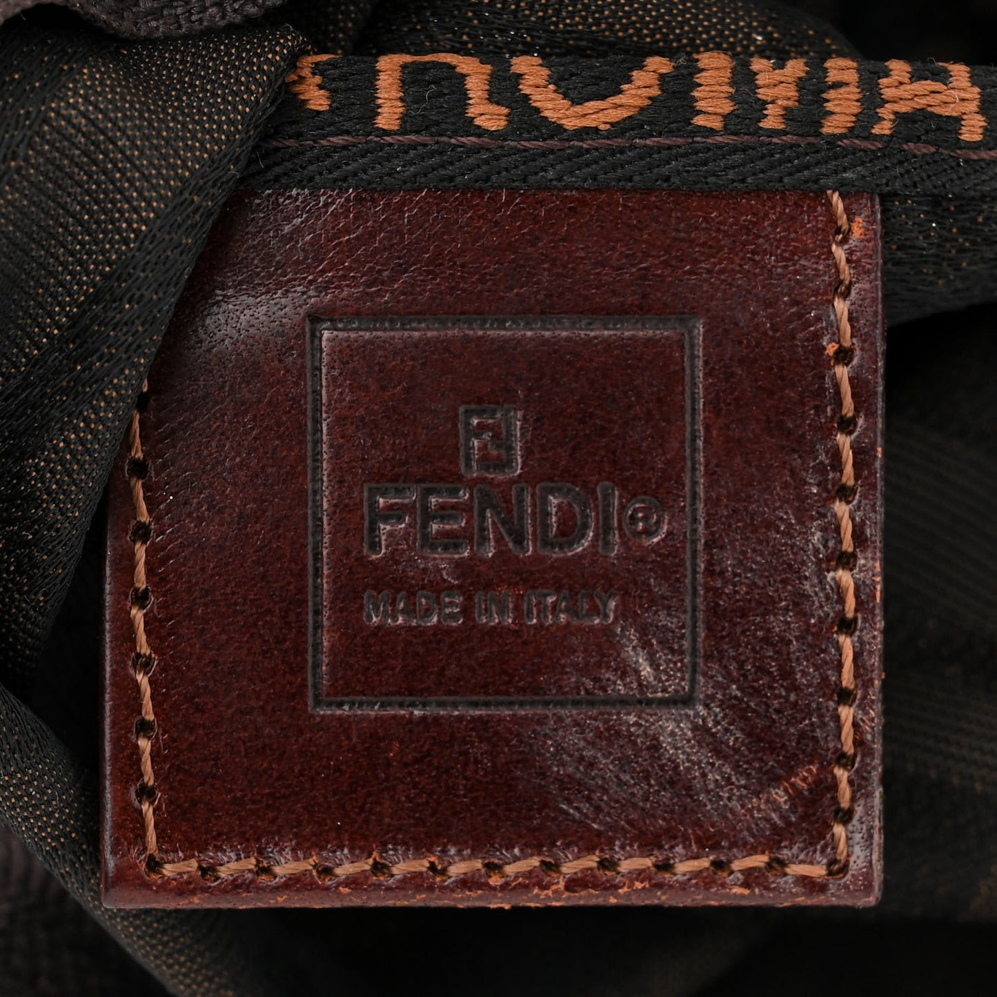 Fabric FF 1925 Mini Cosmetic Bag Tobacco