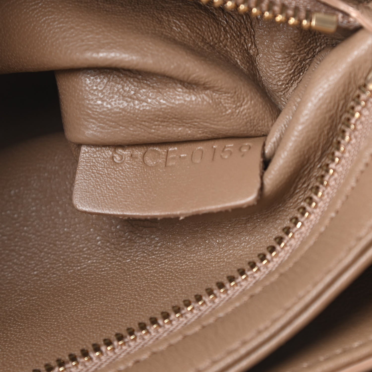 Celine Shiny Calfskin Medium C Bag Light Camel 9 of 14