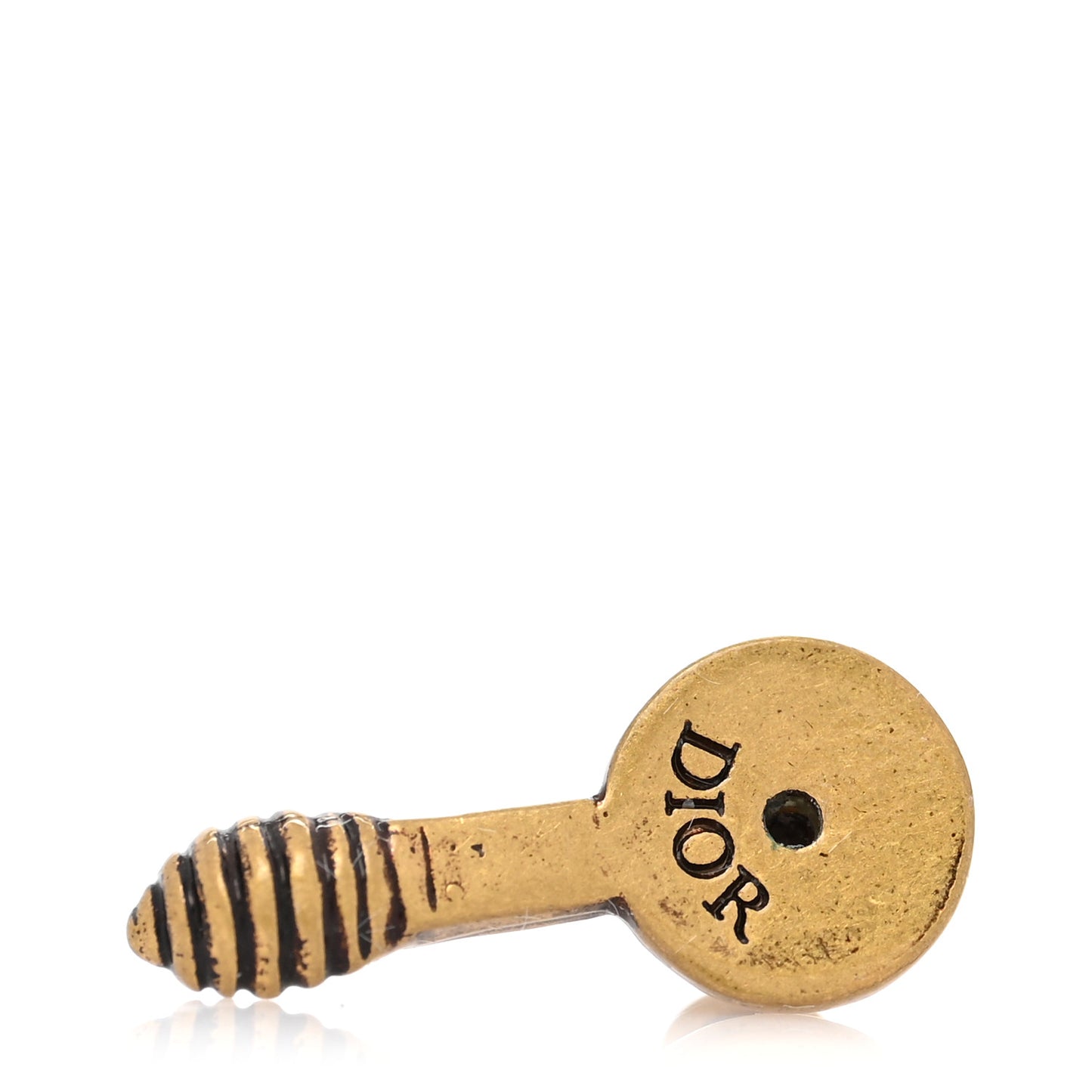 Metal J'Adior Earrings Aged Gold