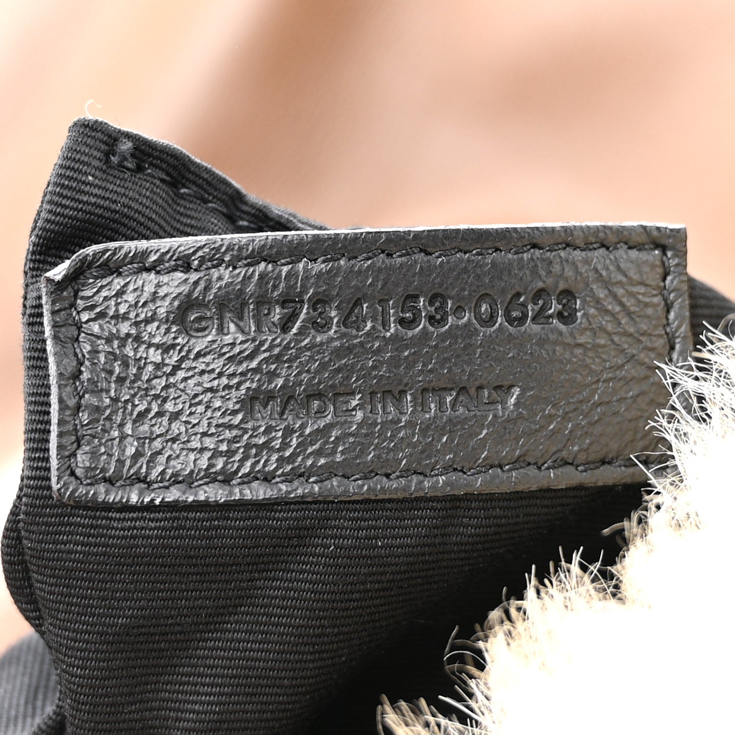 Shearling Calypso Crossbody Crema Naturel Dark Cigar