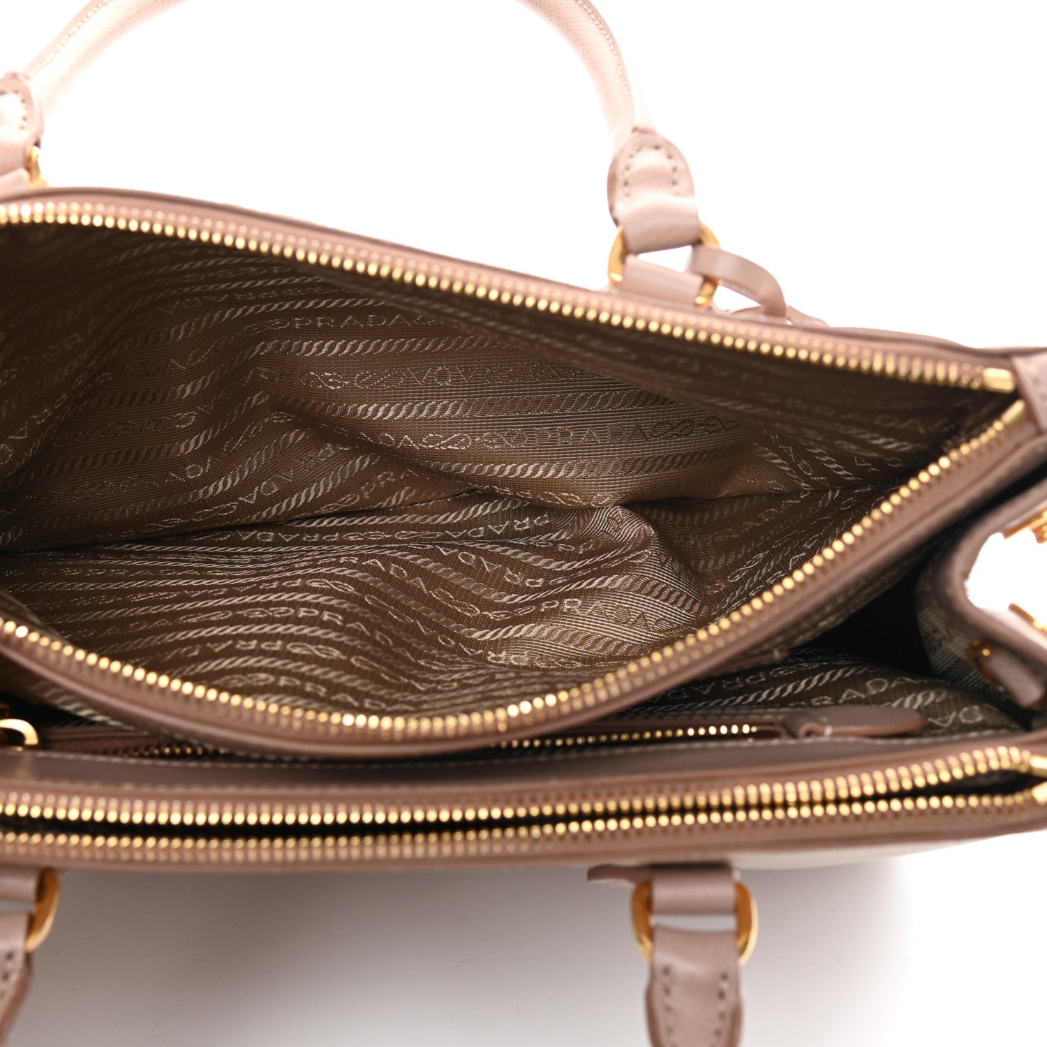 Prada Saffiano Small Galleria Double Zip Tote Cammeo 5 of 19