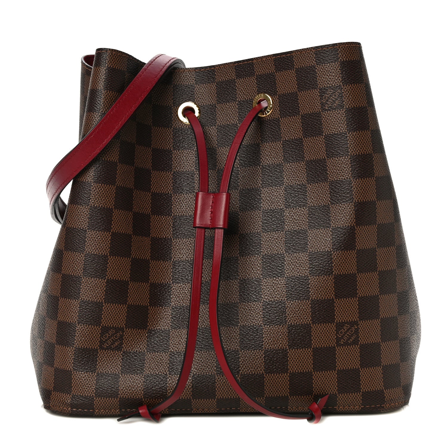 Louis Vuitton Damier Ebene Neonoe MM Cherry Berry 1 of 8