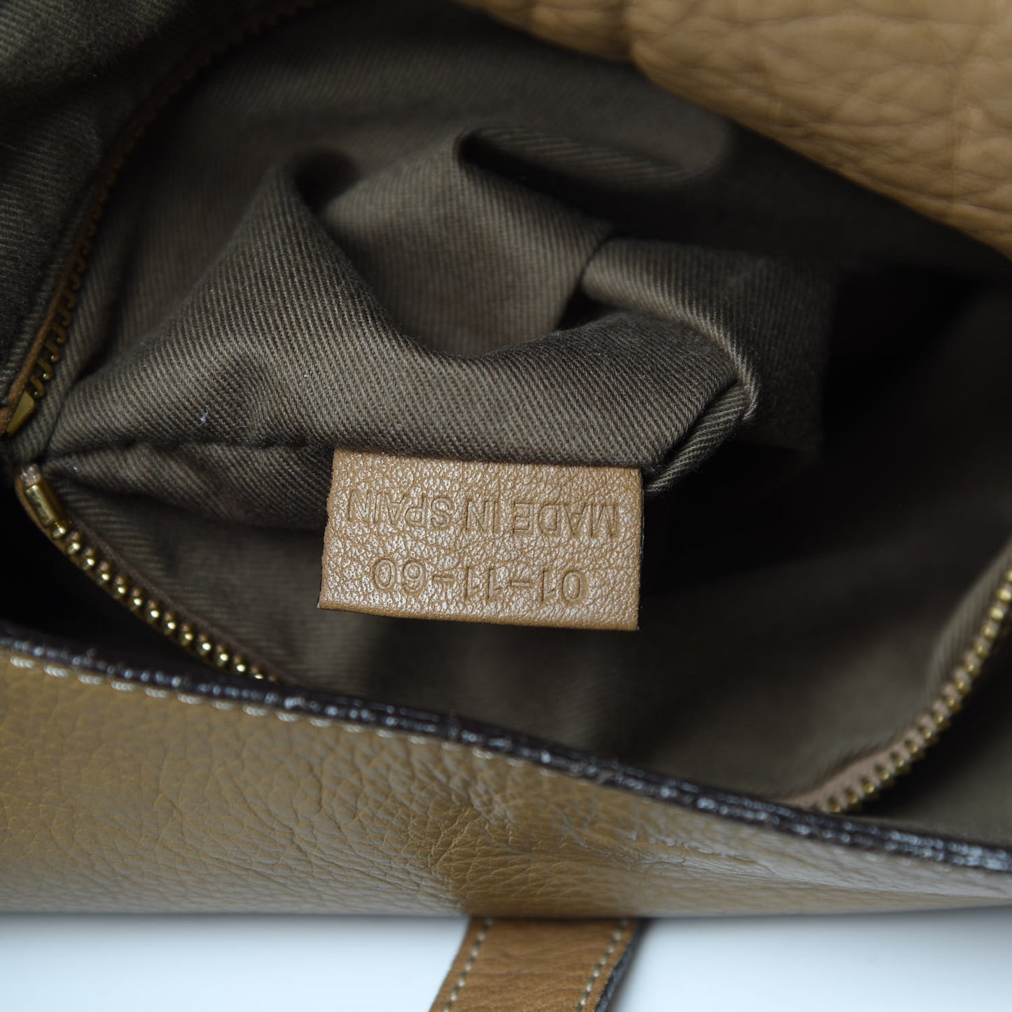 Calfskin Medium Marcie Round Zip Crossbody Bag Nut