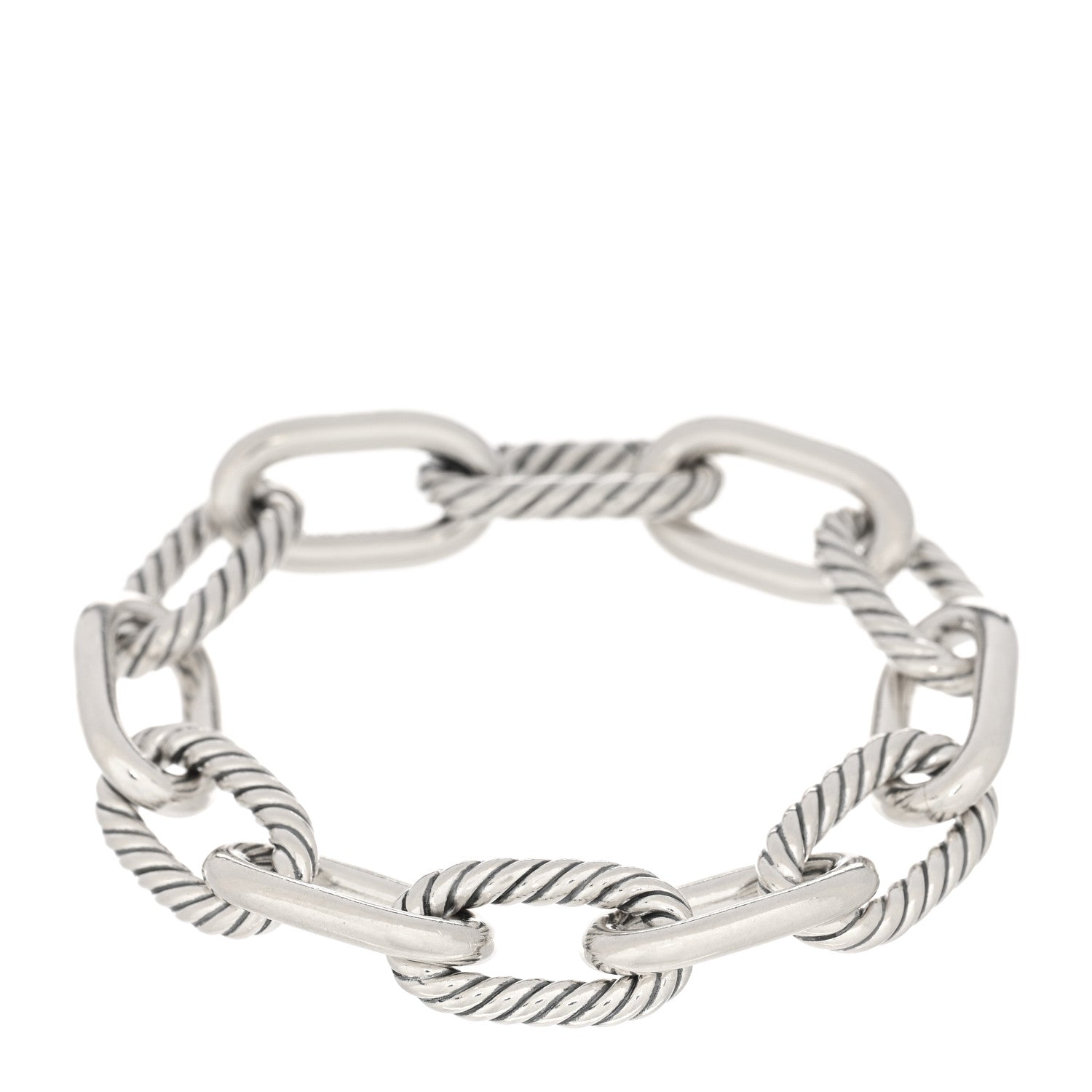 David Yurman Sterling Silver 11mm Madison Chain Bracelet 1 of 3