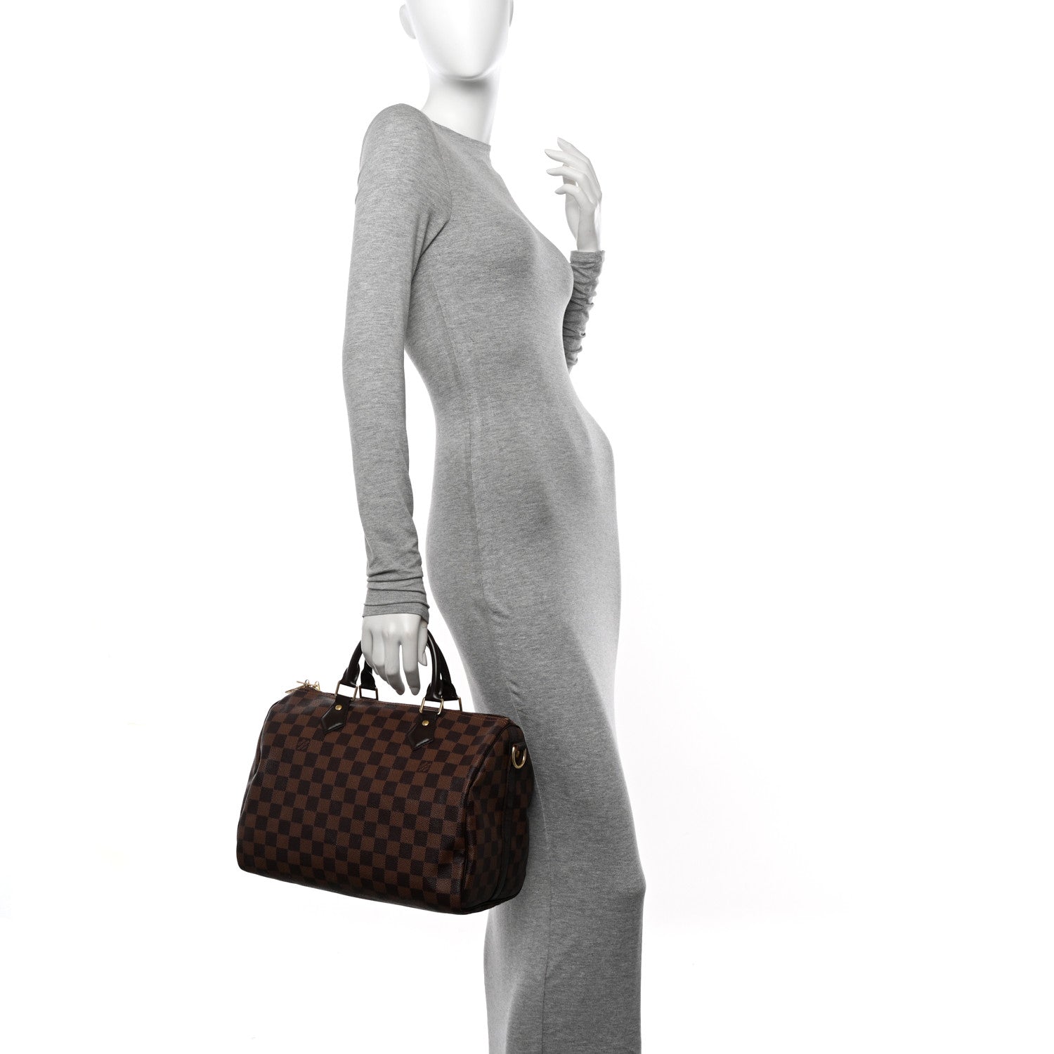 Louis Vuitton Damier Ebene Speedy Bandouliere 30 2 of 16