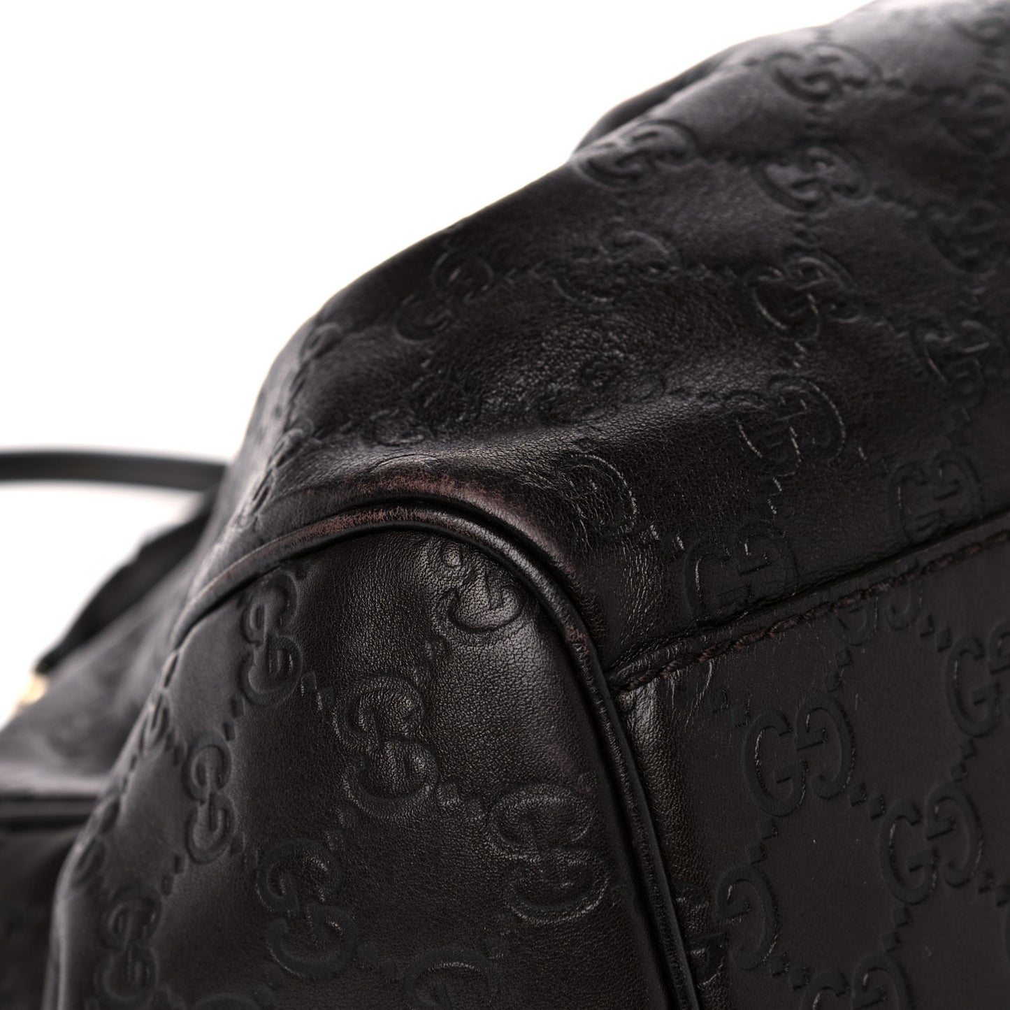 Guccissima Medium Sukey Tote Chocolate