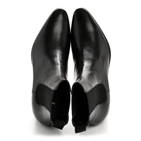 Incrociato Muriel Vassili 60 Ankle Zip Boots 36 Black
