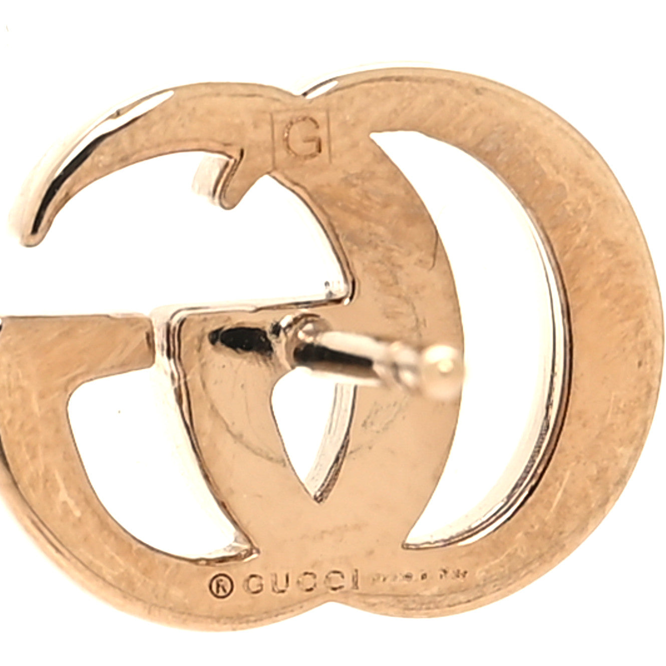 Gucci Crystal Single GG Earring Aurora Gold 4 of 4