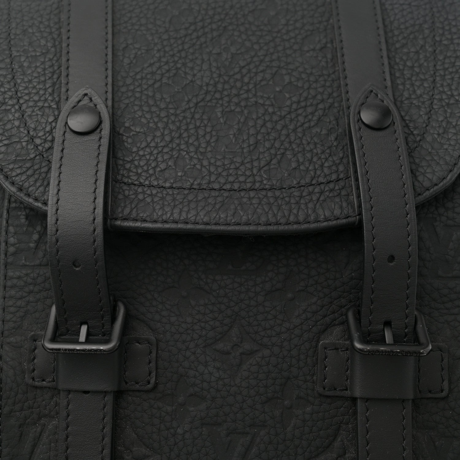 Louis Vuitton Taurillon Monogram Christopher MM Backpack Black 7 of 11