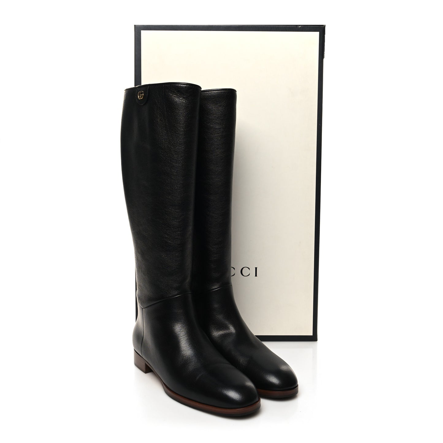 Calfskin Piuma Lux Energy High Boots 39.5 Black