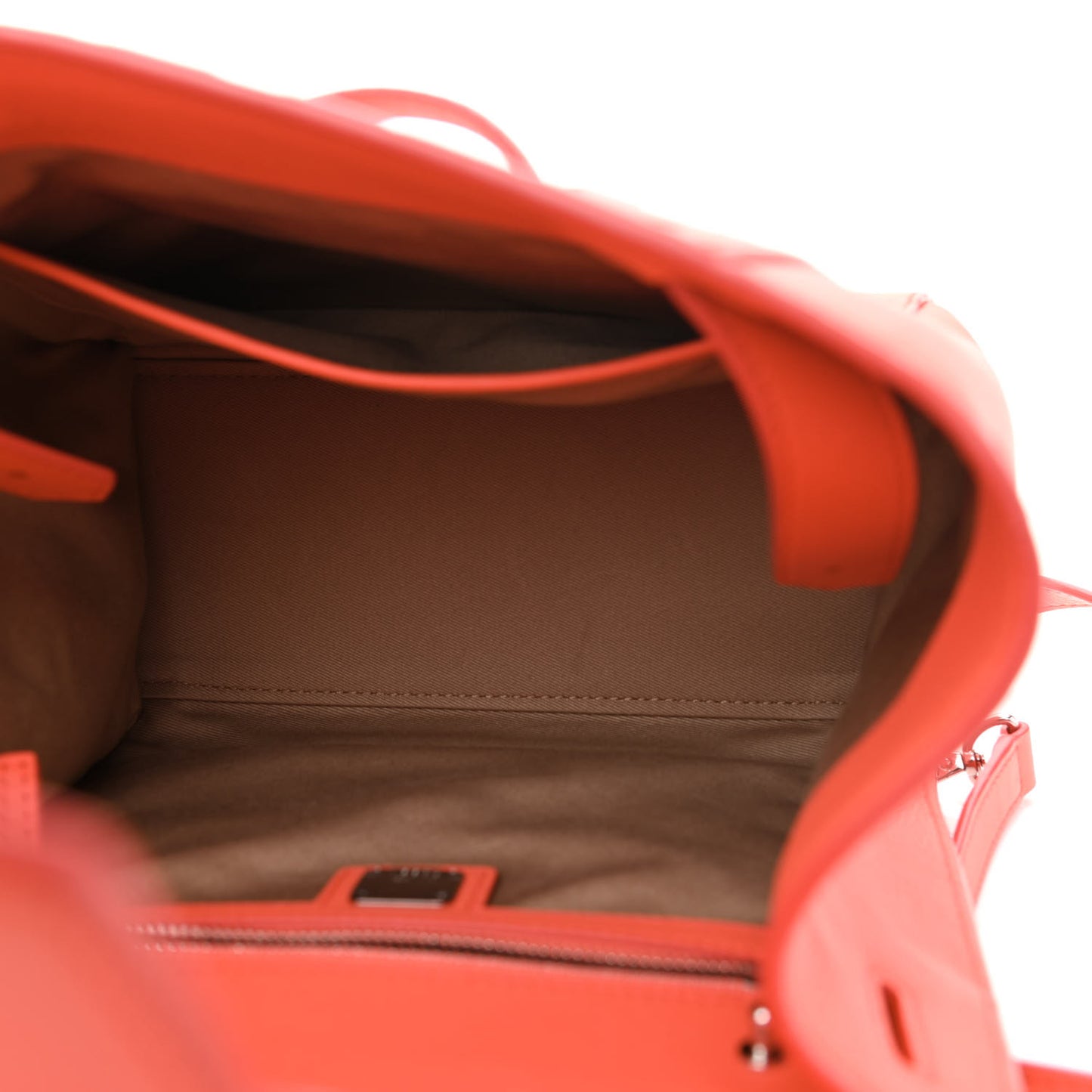 Calfskin Ottomar Monogram Essential Small Backpack Hot Coral