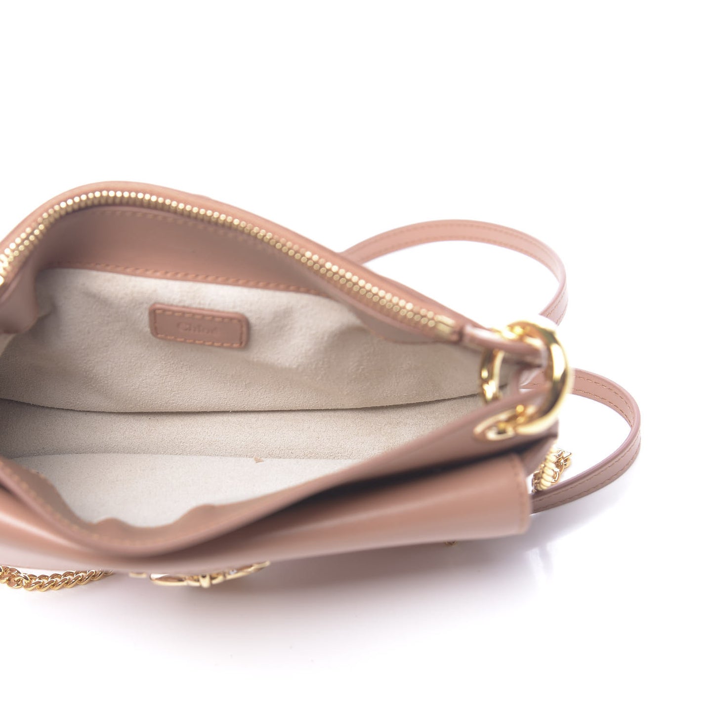 Calfskin Tess Mini Crossbody Bag Muted Brown