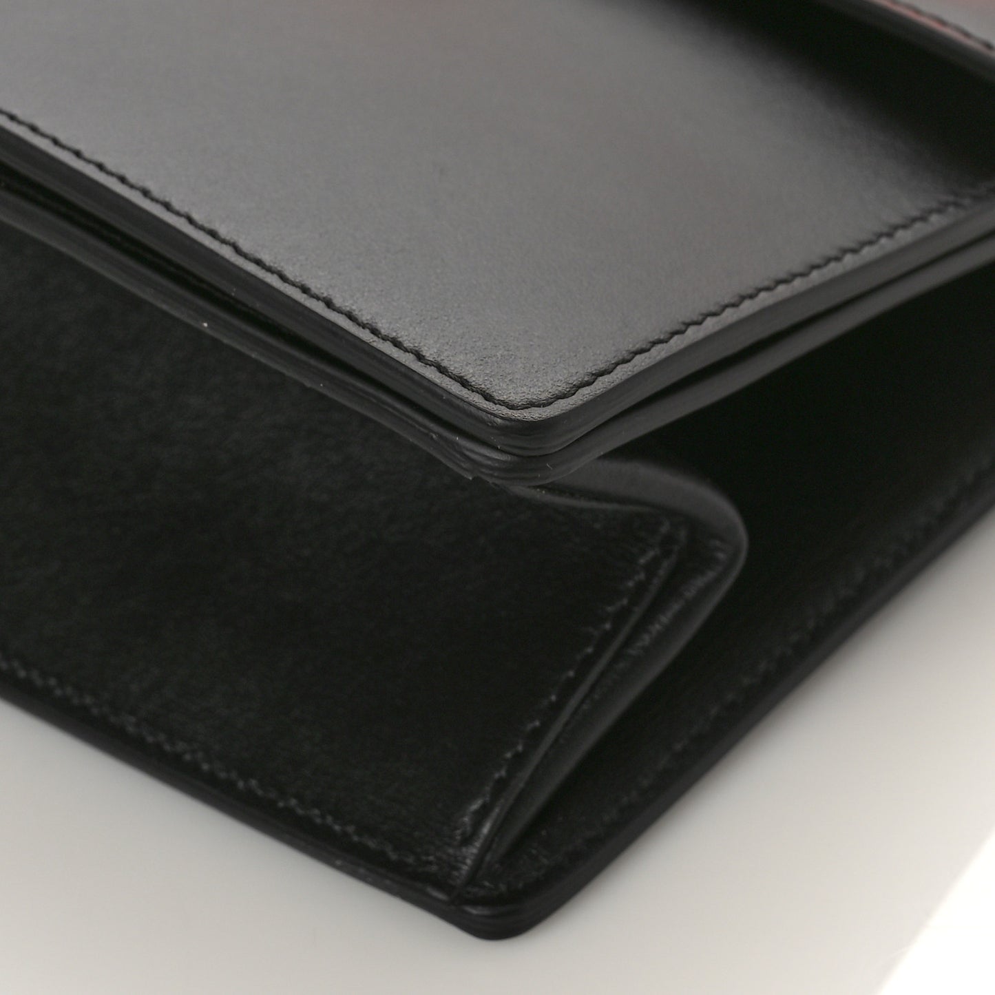 Calfskin Jitney 1.4 Bag Black Orange