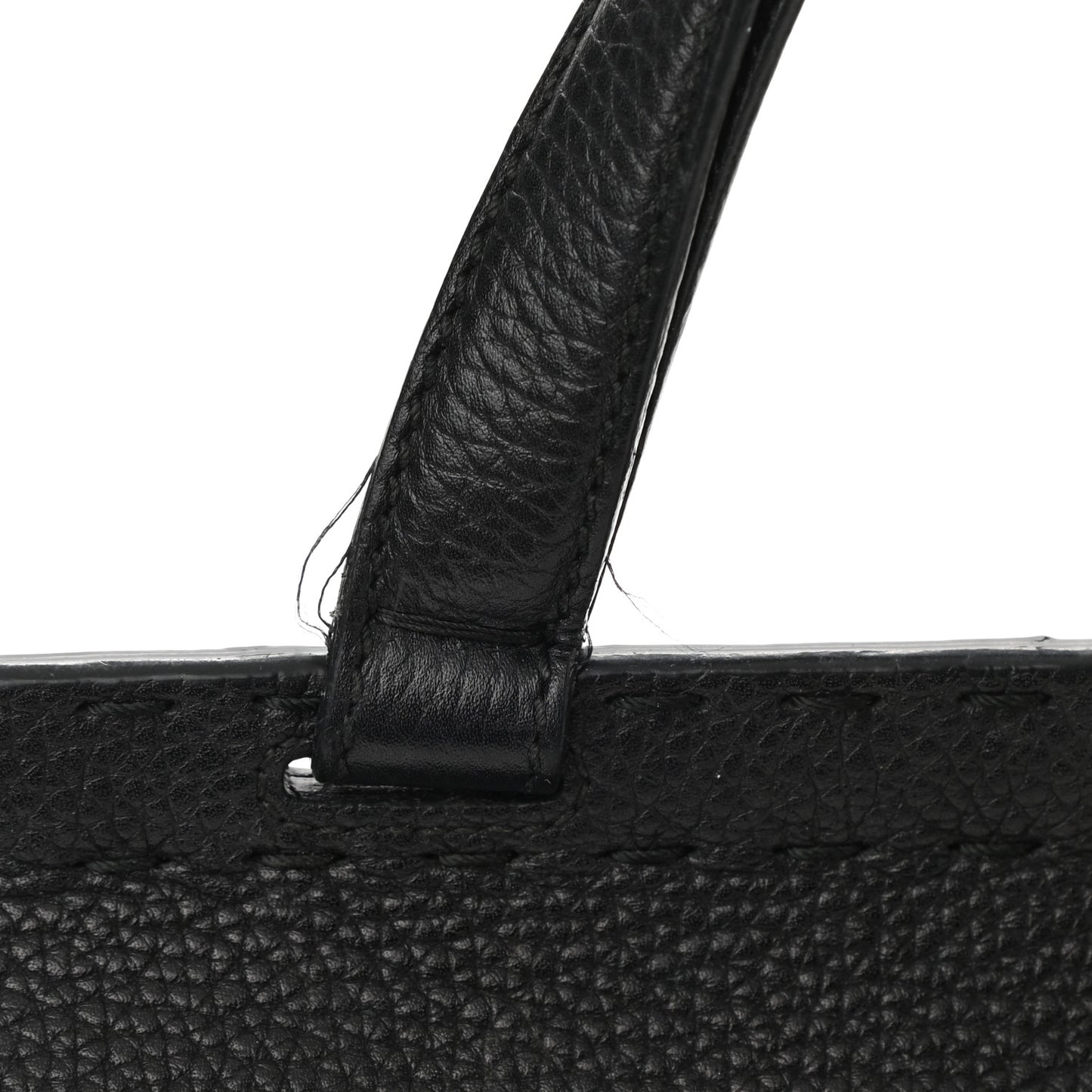 Calfskin Small GG Marmont Top Handle Bag Black