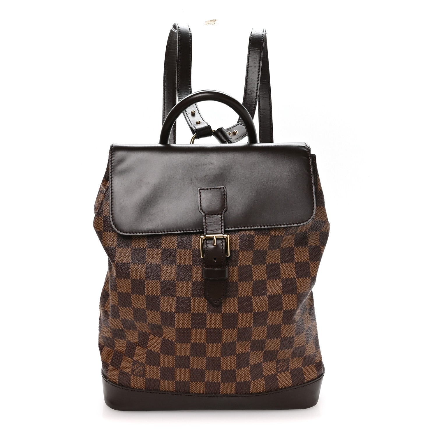 Louis Vuitton 1999 Damier Ebene Soho Backpack