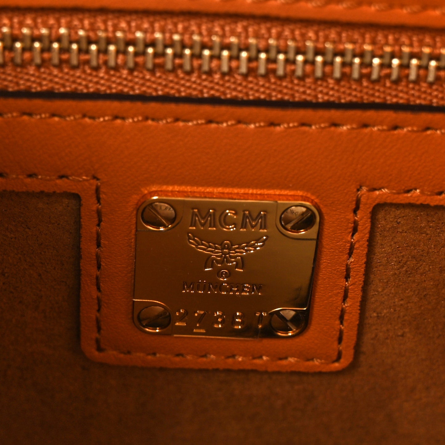 Visetos Large Munchen Tote Cognac