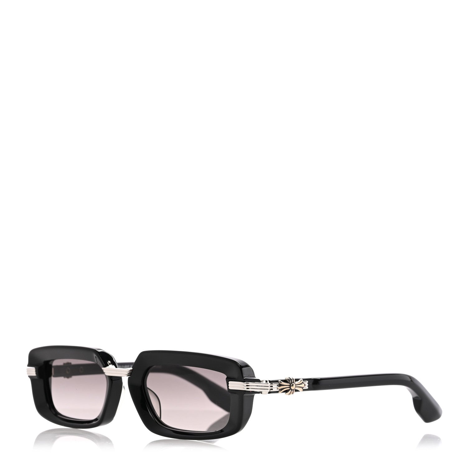 Lunettes De Soleil Chrome Hearts Homme – Monture Noire, Neuves Sans étiquette