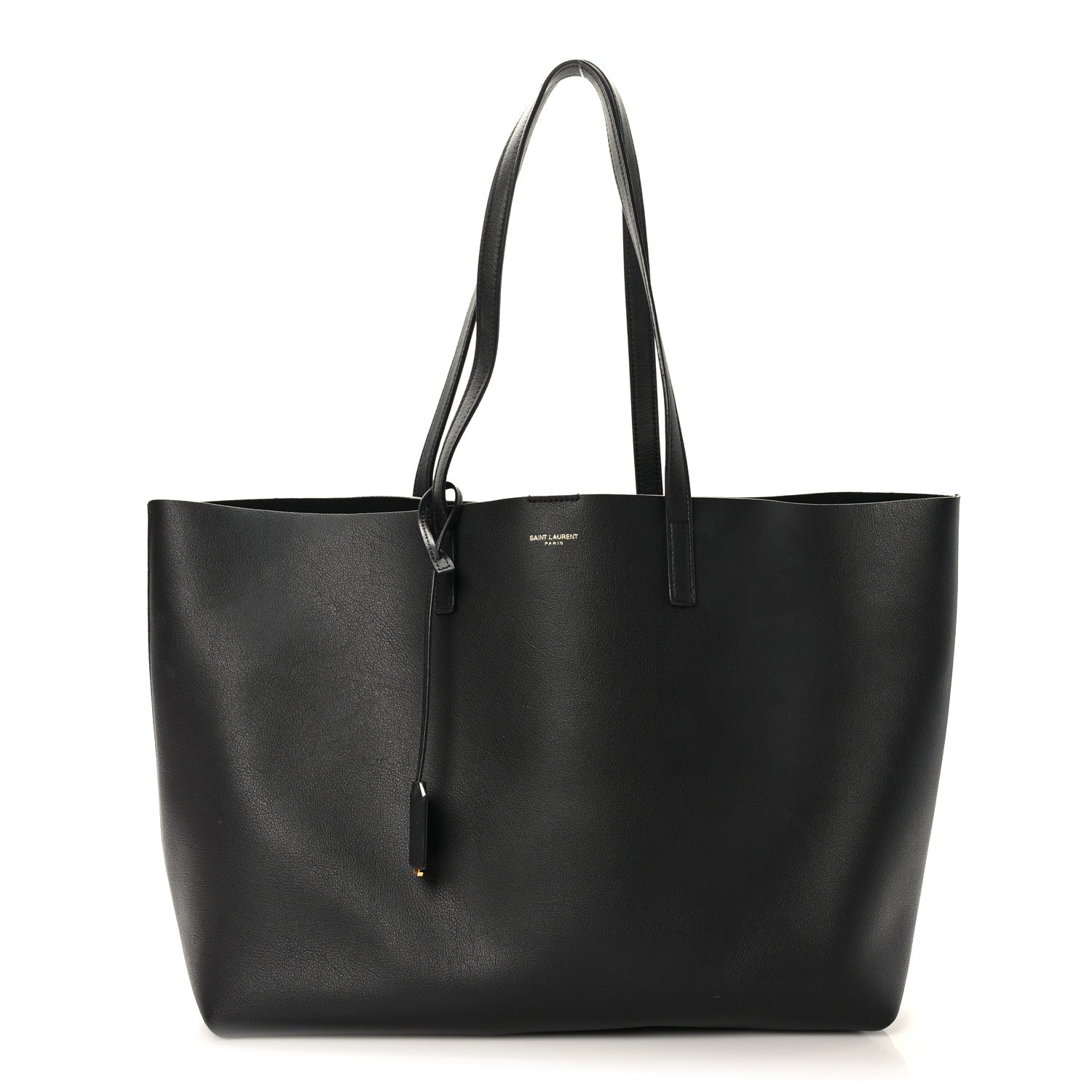 Saint Laurent Calfskin Large Shopping Tote Black 1 of 11