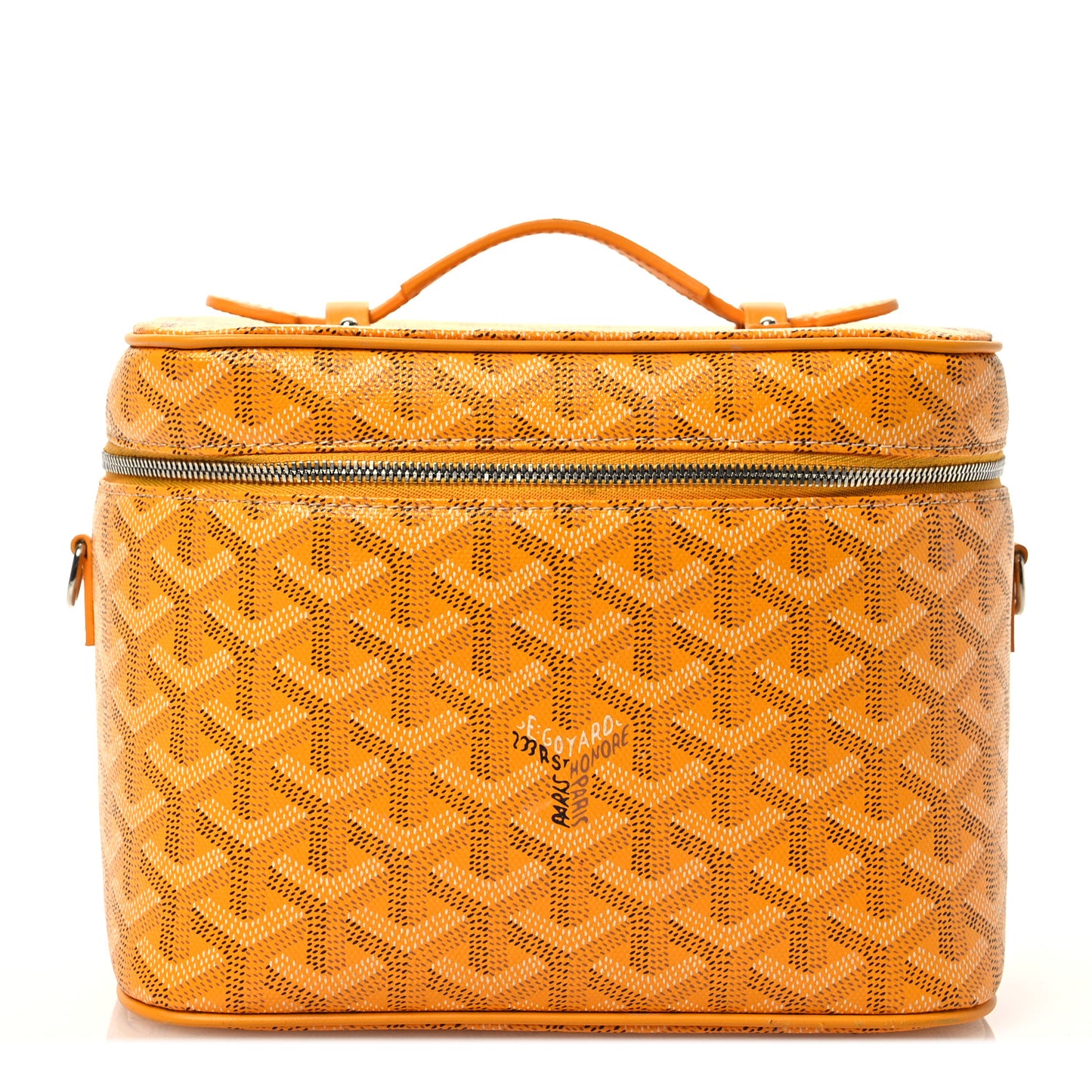 Goyardine Muse Vanity Case Yellow