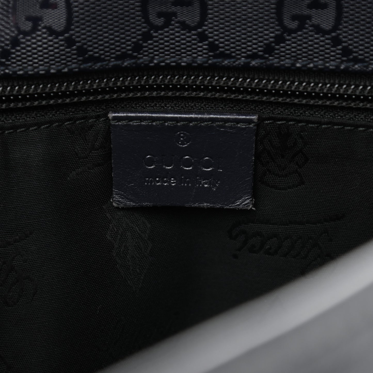 Imprime Monogram Medium Double Buckle Flap Messenger Bag Navy